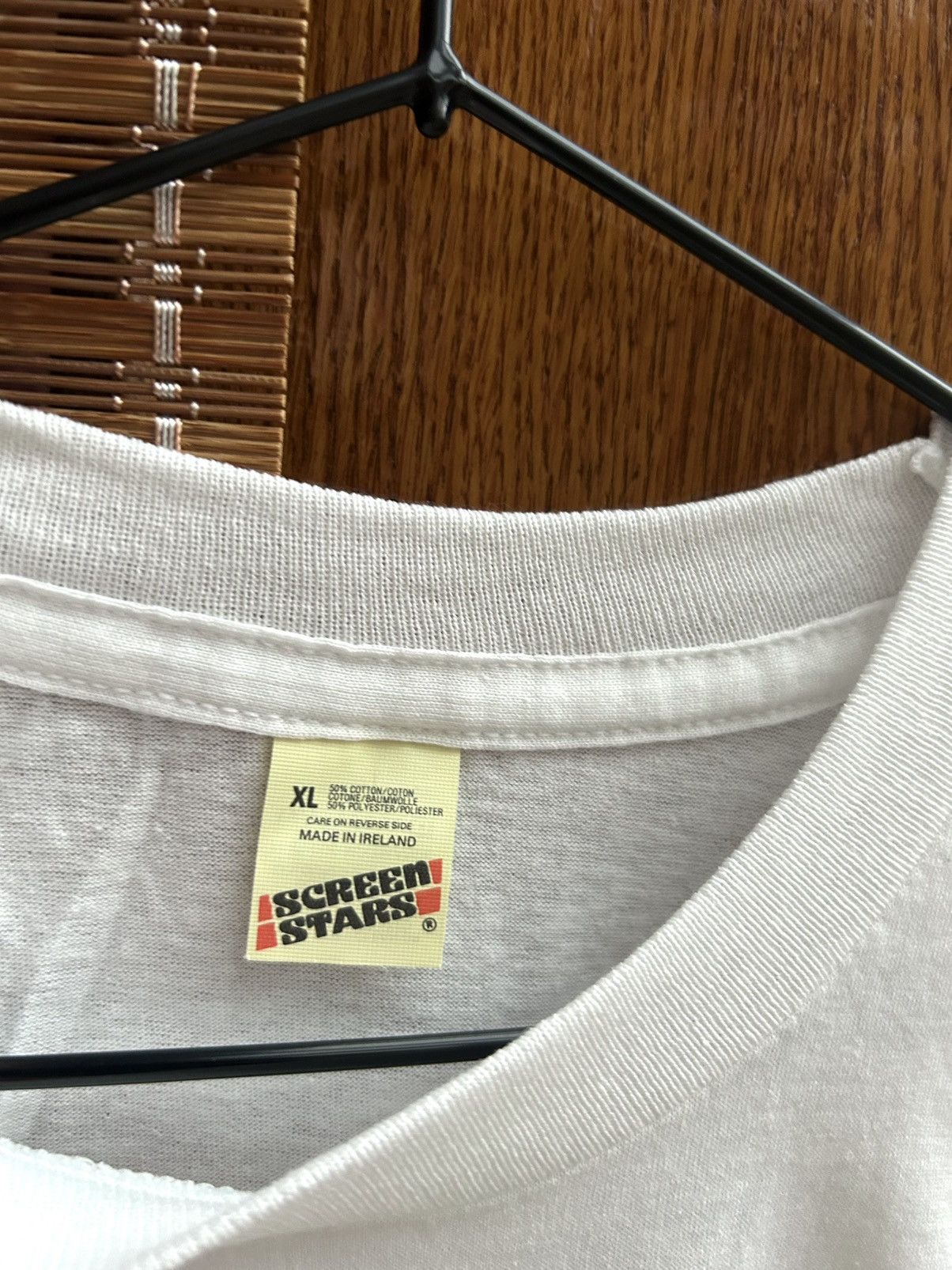 Vintage Vintage 80’s No Smoking Day White T-Shirt Single Stitch Size US XL / EU 56 / 4 - 5 Thumbnail