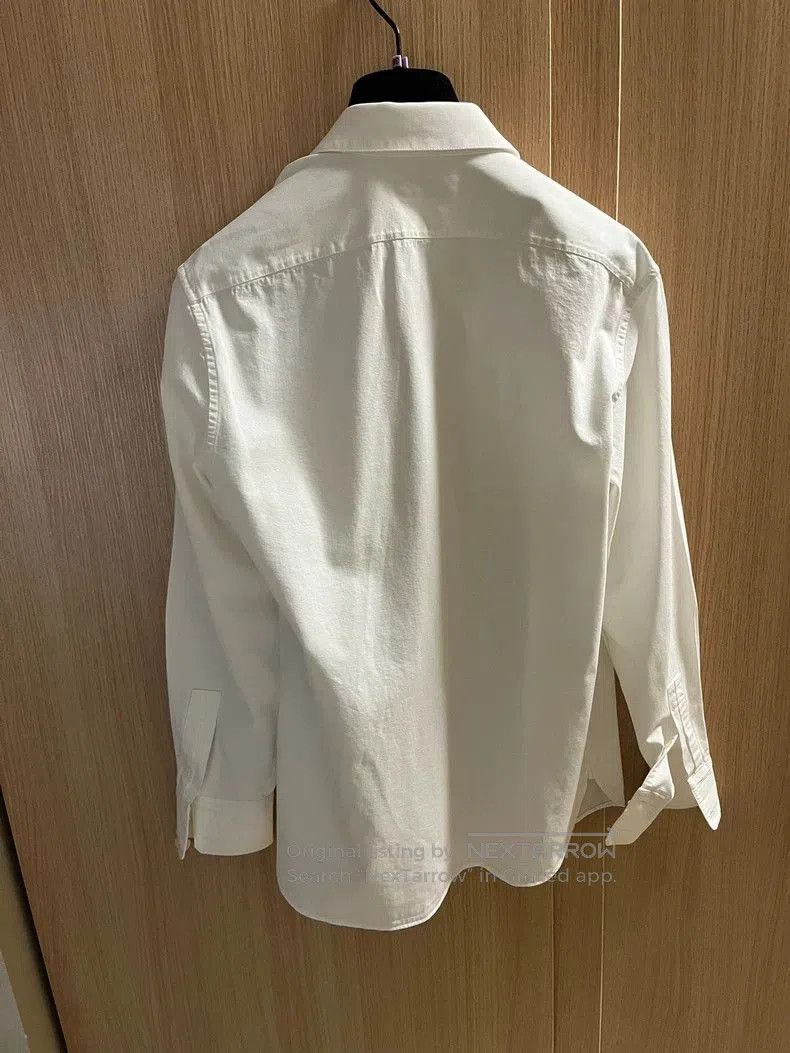 Saint Laurent Paris YSL White Long Sleeve Shirt. Size US XS / EU 42 / 0 - 5 Thumbnail