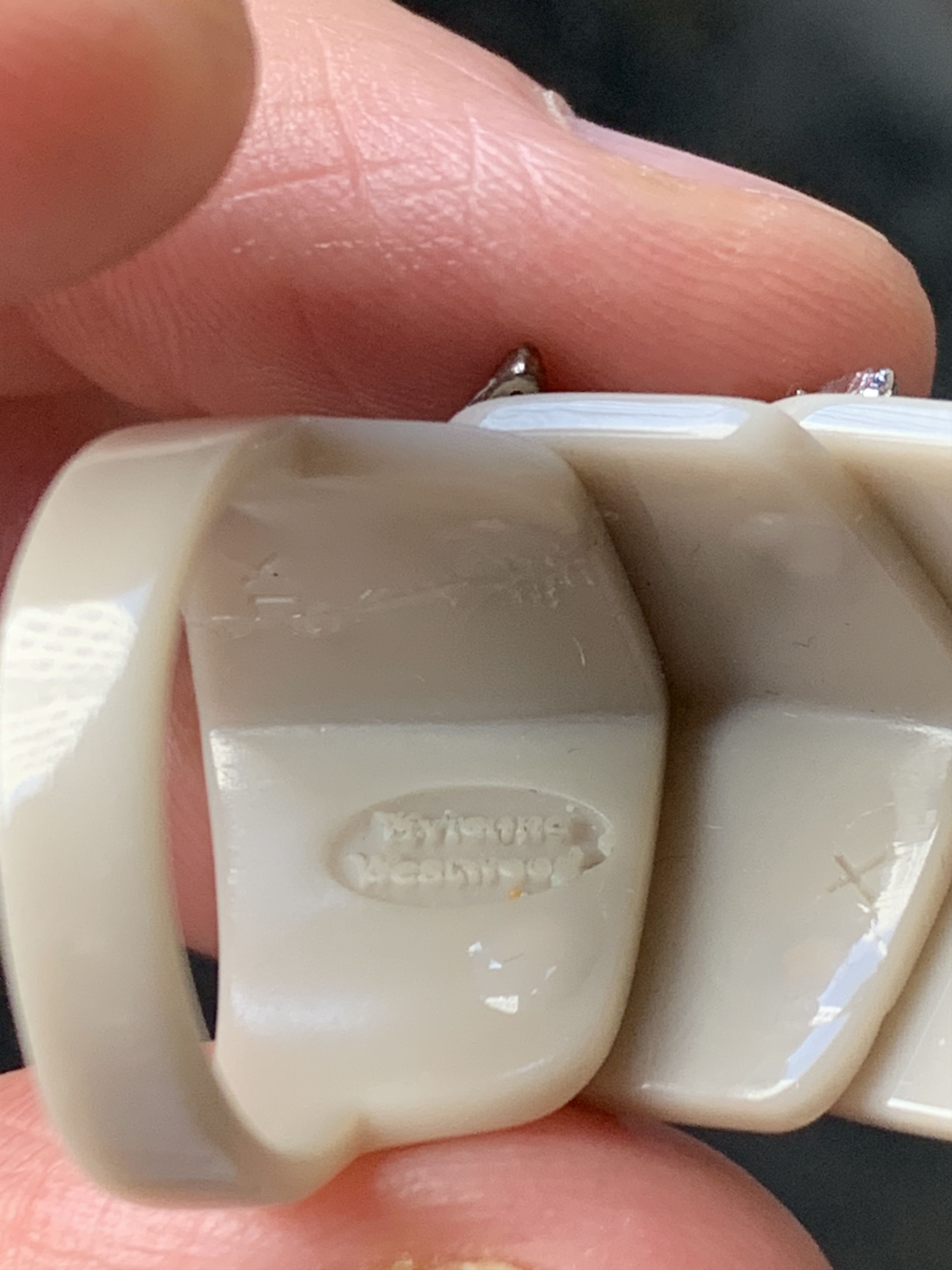 Vivienne Westwood Nana Anime XL Vintage Armor Ring w/ Grey Resin Size ONE SIZE - 5 Thumbnail