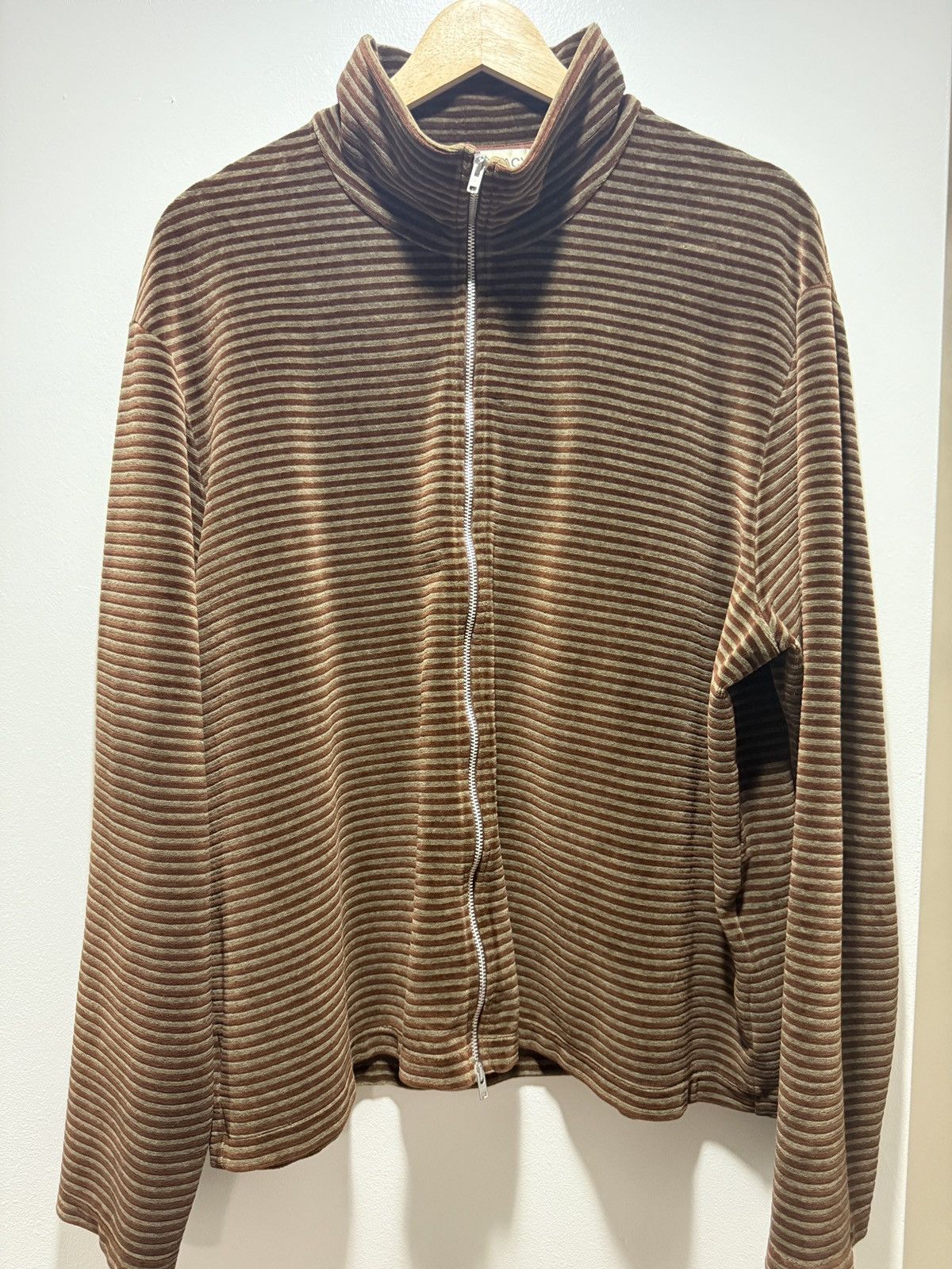 Our Legacy Our Legacy Size 48 SHRUNKEN FULLZIP POLO 