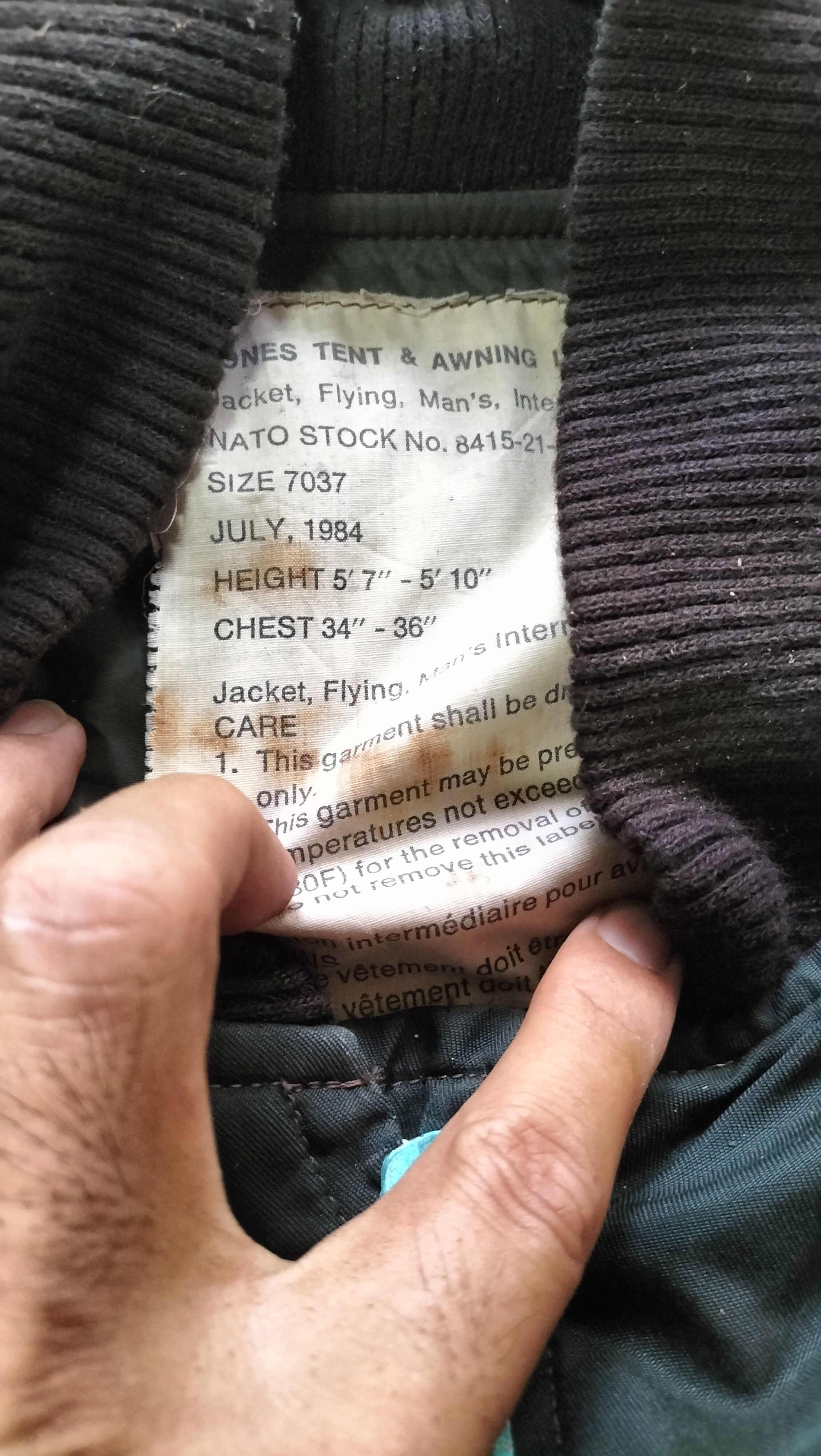 Vintage Vintage 1984 Airforce Pilot Jacket workwear military usmc Size US M / EU 48-50 / 2 - 19 Thumbnail
