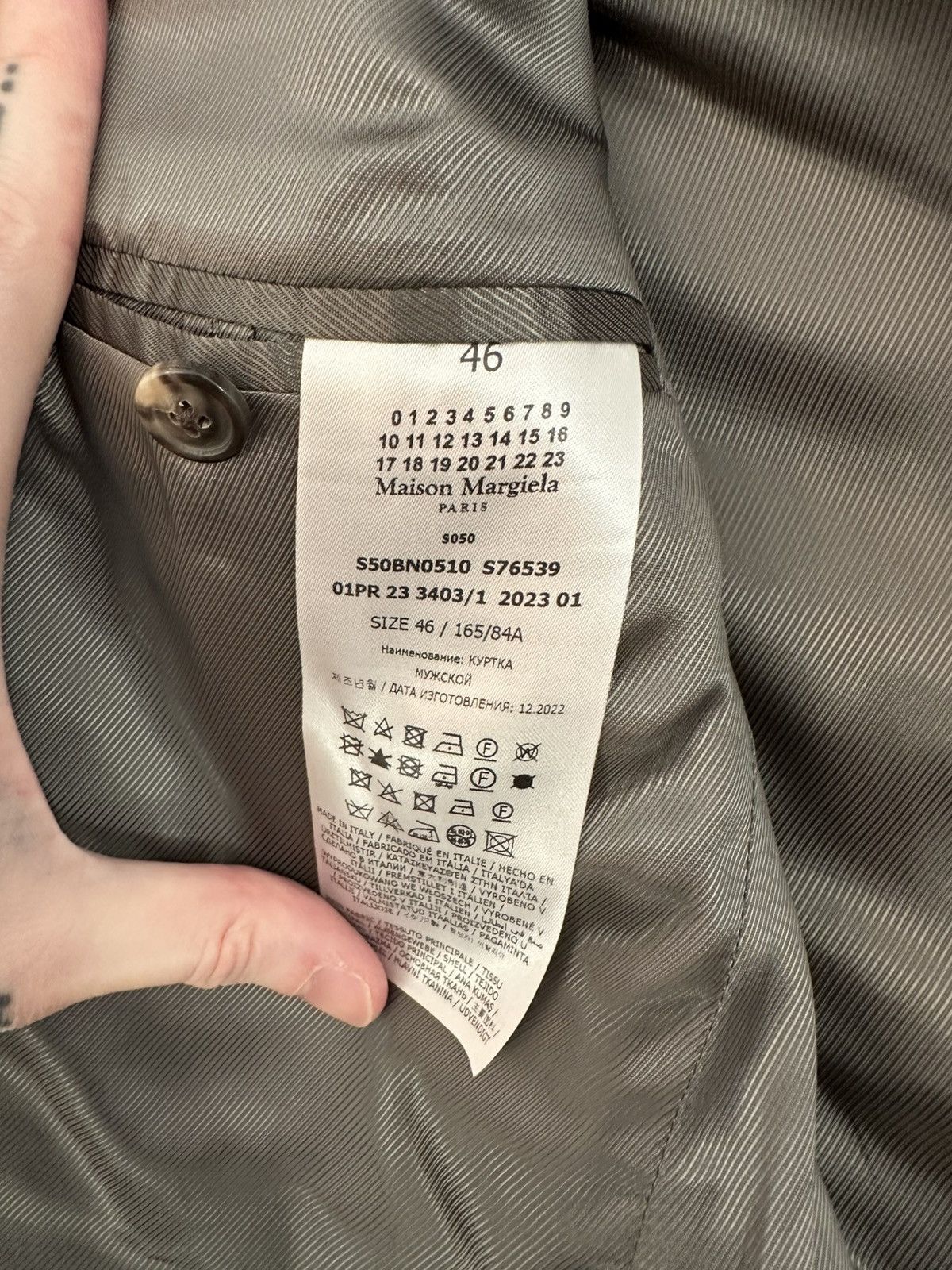 Maison Margiela Maison Margiela Sage Tailored Gabardine Suit Size 36R - 6 Thumbnail