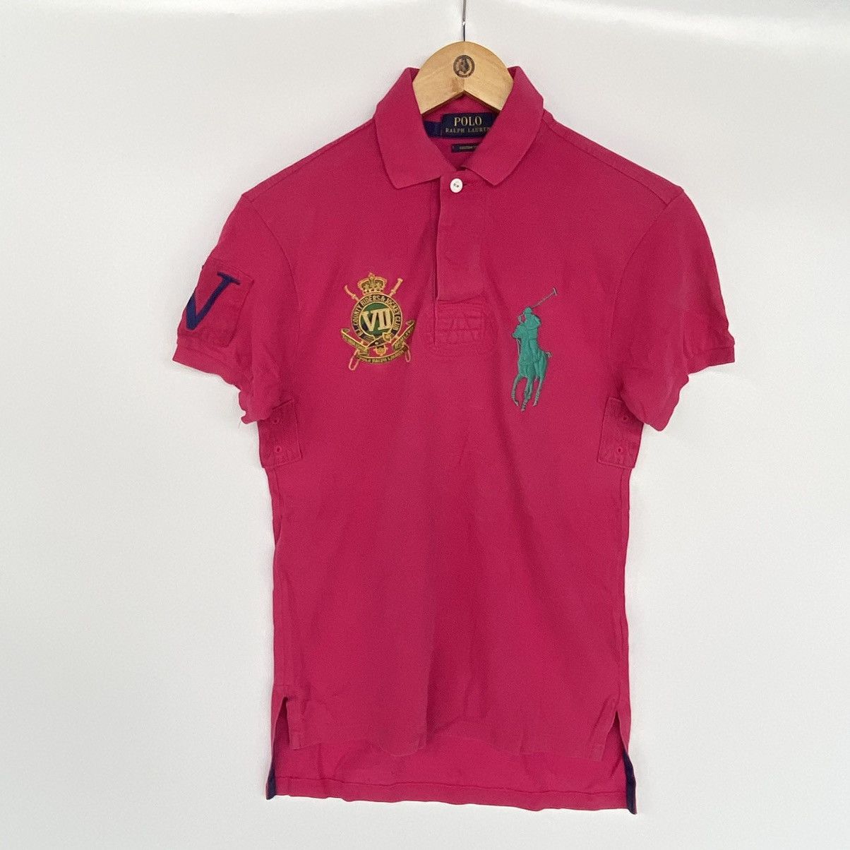 Other Vintage Pink Polo Ralph Lauren Shirt Pullover Jumper Size XS Size XS / US 0-2 / IT 36-38 - 1 Thumbnail