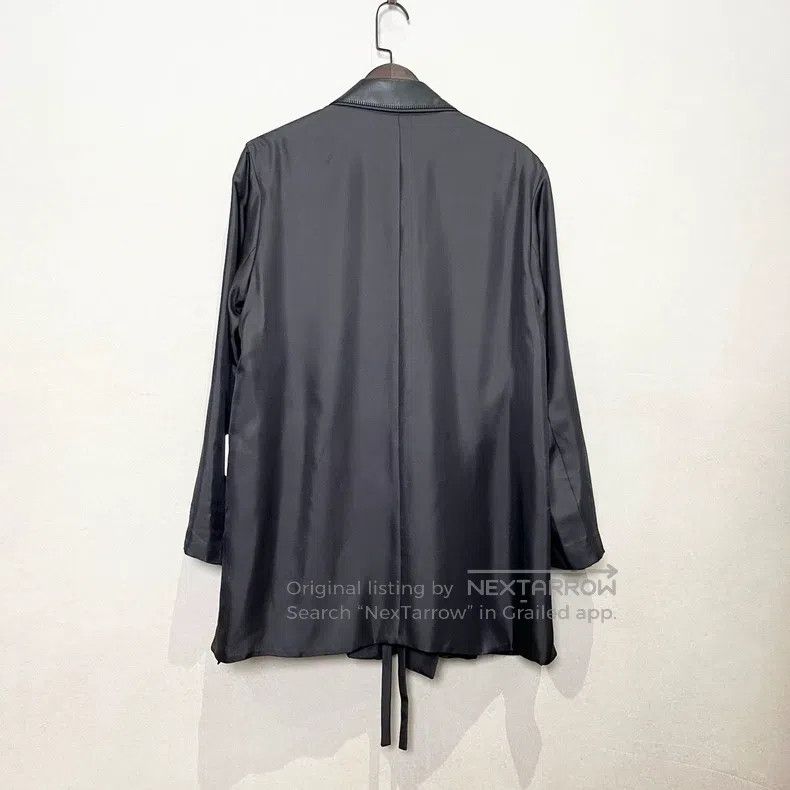 Hermes Hermes 24' Mulberry Silk and Sheepskin Patchwork Jacket Size XS / US 0-2 / IT 36-38 - 3 Thumbnail