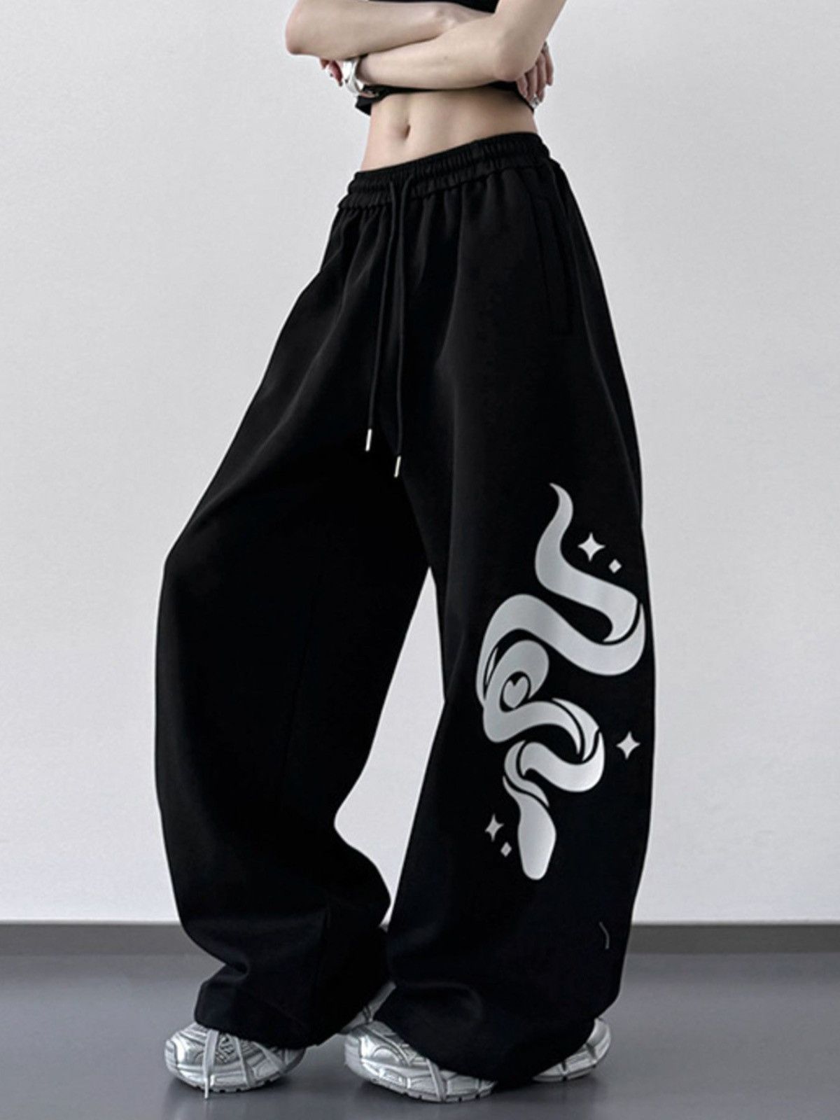 Other Wide leg drawstring sweatpants Size 28" / US 6 / IT 42 - 3 Thumbnail