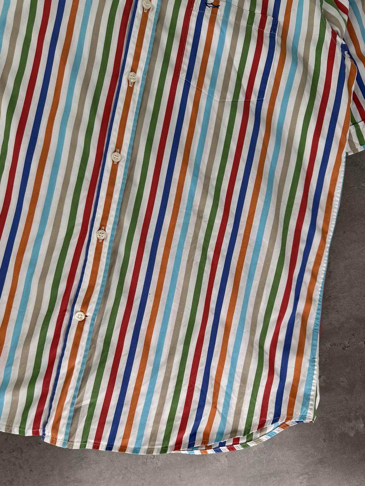 Paul & Shark Paul & Shark Stripped Shirt Short Sleeve Size US L / EU 52-54 / 3 - 7 Thumbnail