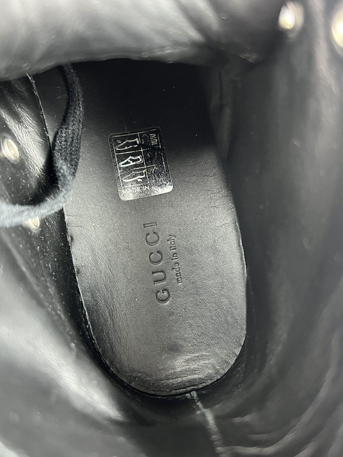Gucci Gucci GG Monogram Hi Black Shoes Size 37 Size US 7 / IT 37 - 9 Thumbnail