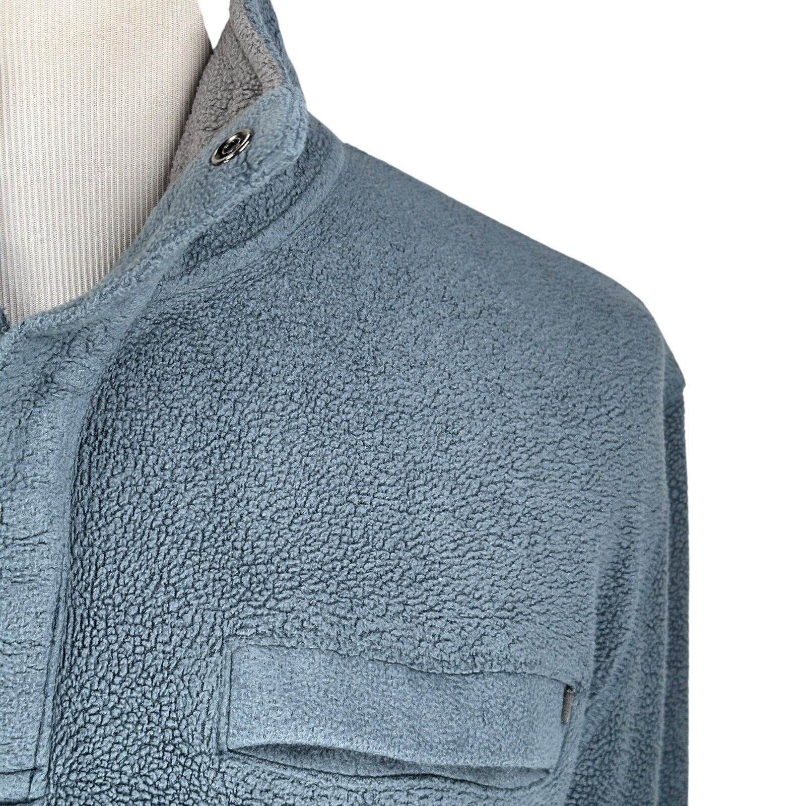 Other Free Fly Bamboo Polar Fleece Men’s Large Blue Chest Pocket Size US L / EU 52-54 / 3 - 3 Thumbnail