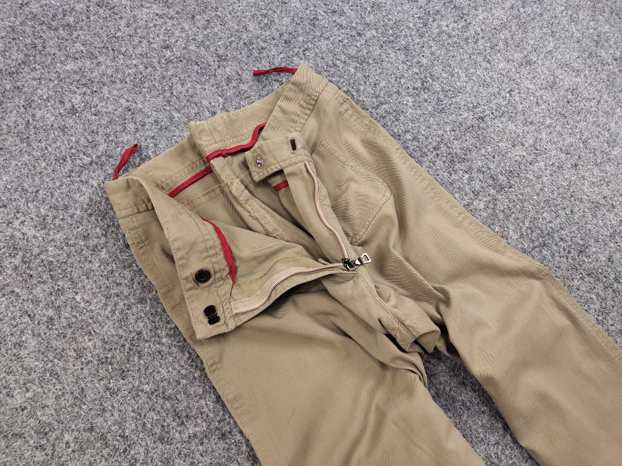 Prada Vintage Prada Red Tab Authentic Beige Trouser Women's Pants Size 30" / US 8 / IT 44 - 11 Thumbnail