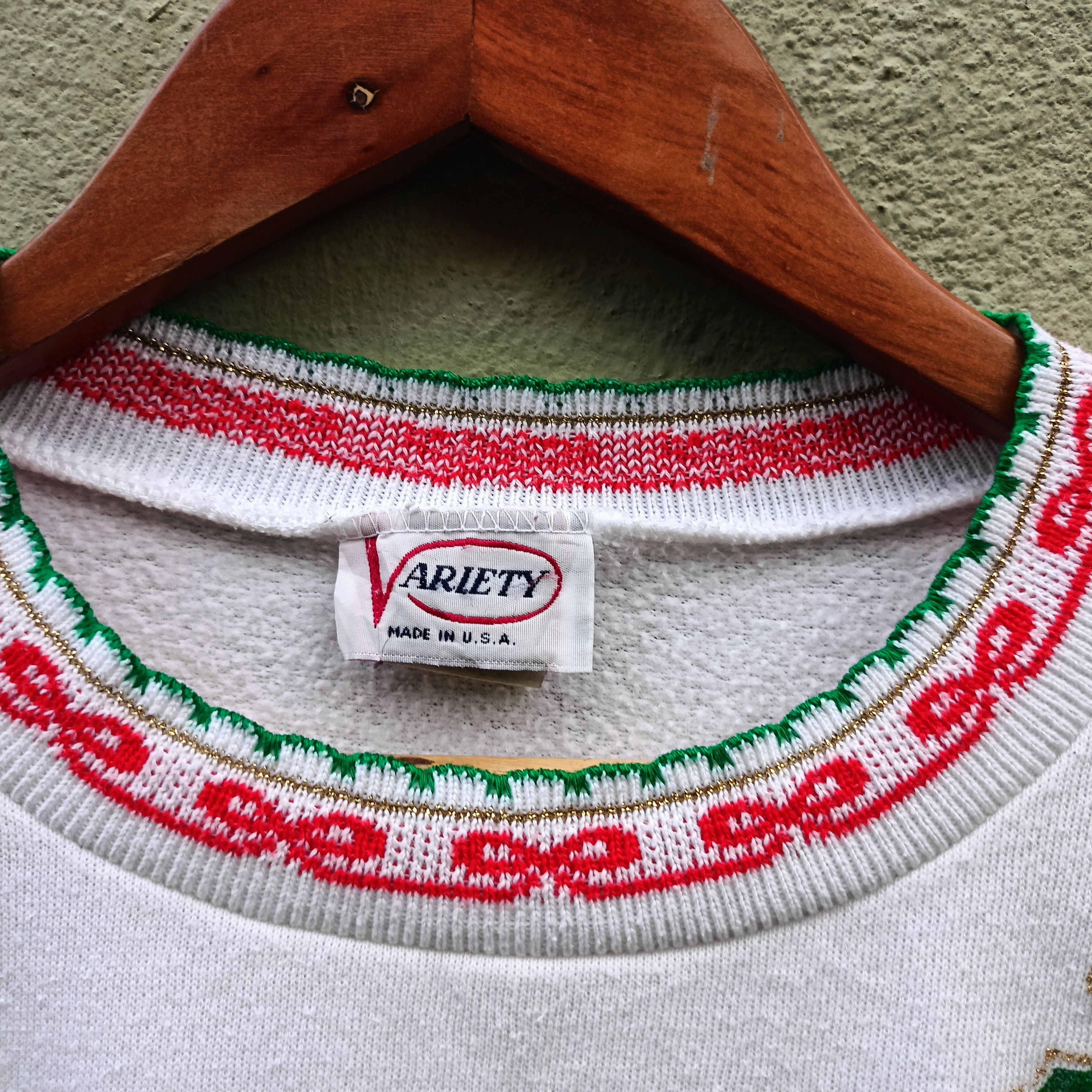 Vintage Christmas Sweatshirt Size US L / EU 52-54 / 3 - 4 Thumbnail