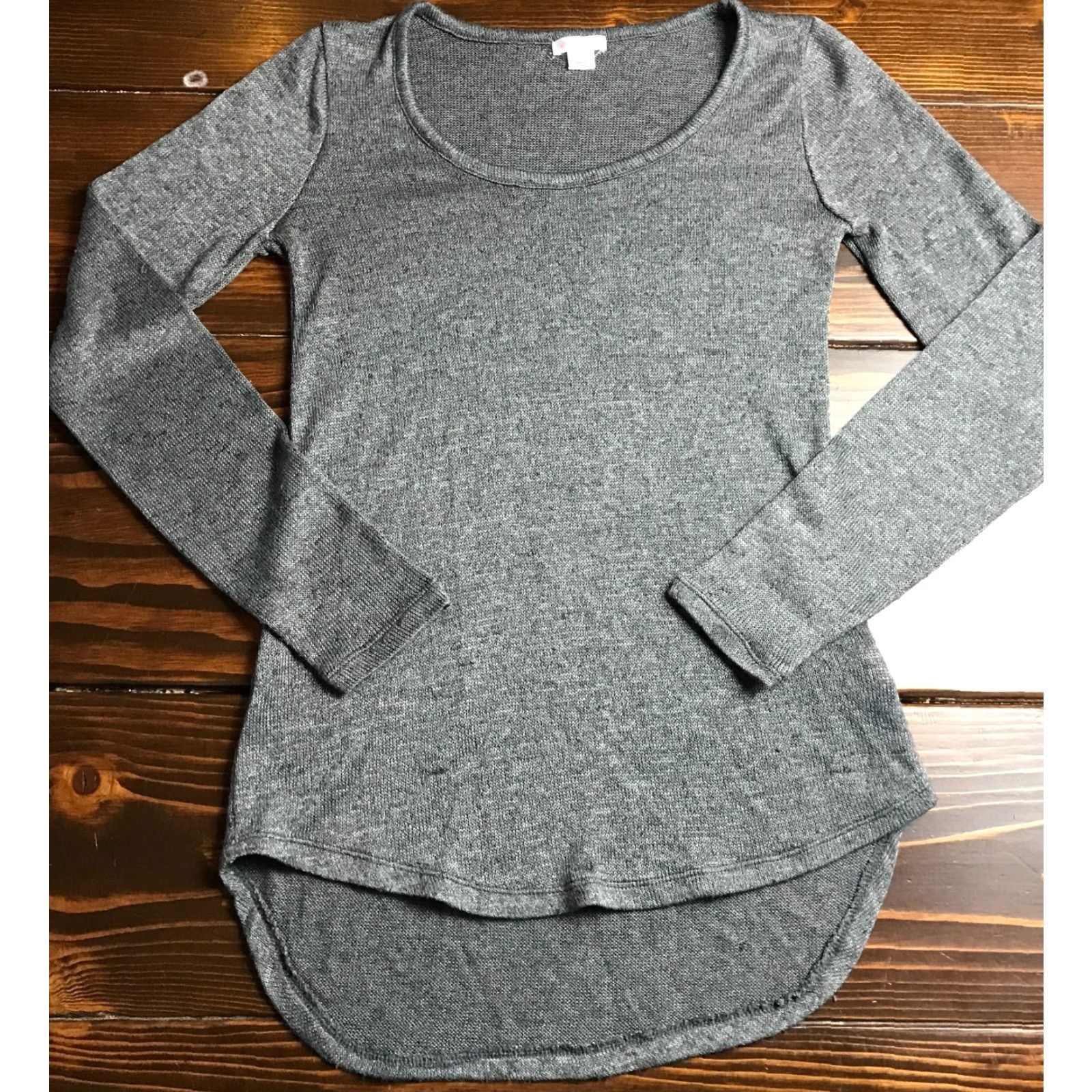 Vintage Xhilaration Sweater Women's Size Small Gray Round Neck Long Sleeve Pullover Casual Regular Fit Size S / US 4 / IT 40 - 2 Thumbnail