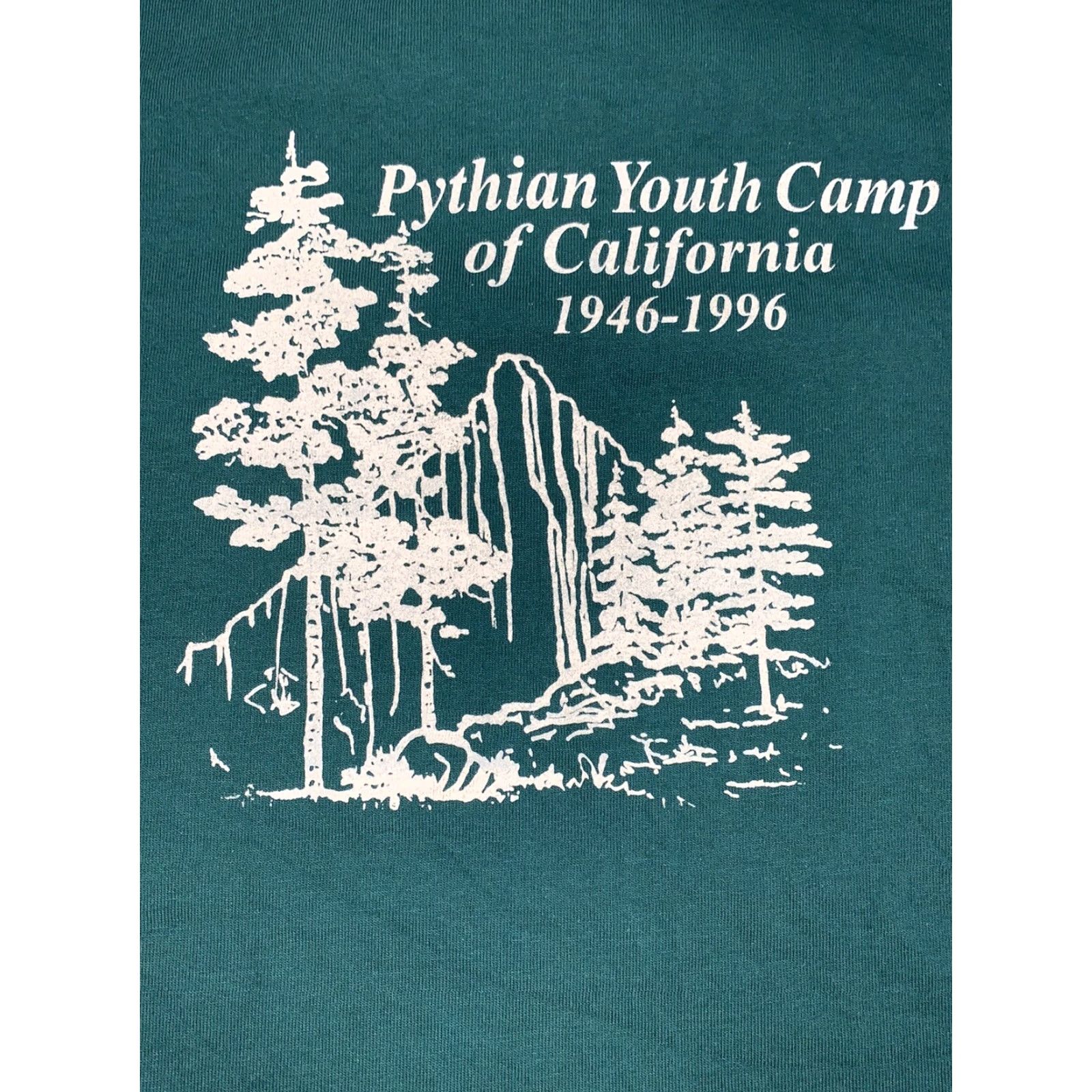Vintage VINTAGE 90s Nature Trees Mountain California Long Sleeve Polo XL Green Mens VTG 2766 Size US XL / EU 56 / 4 - 2 Thumbnail