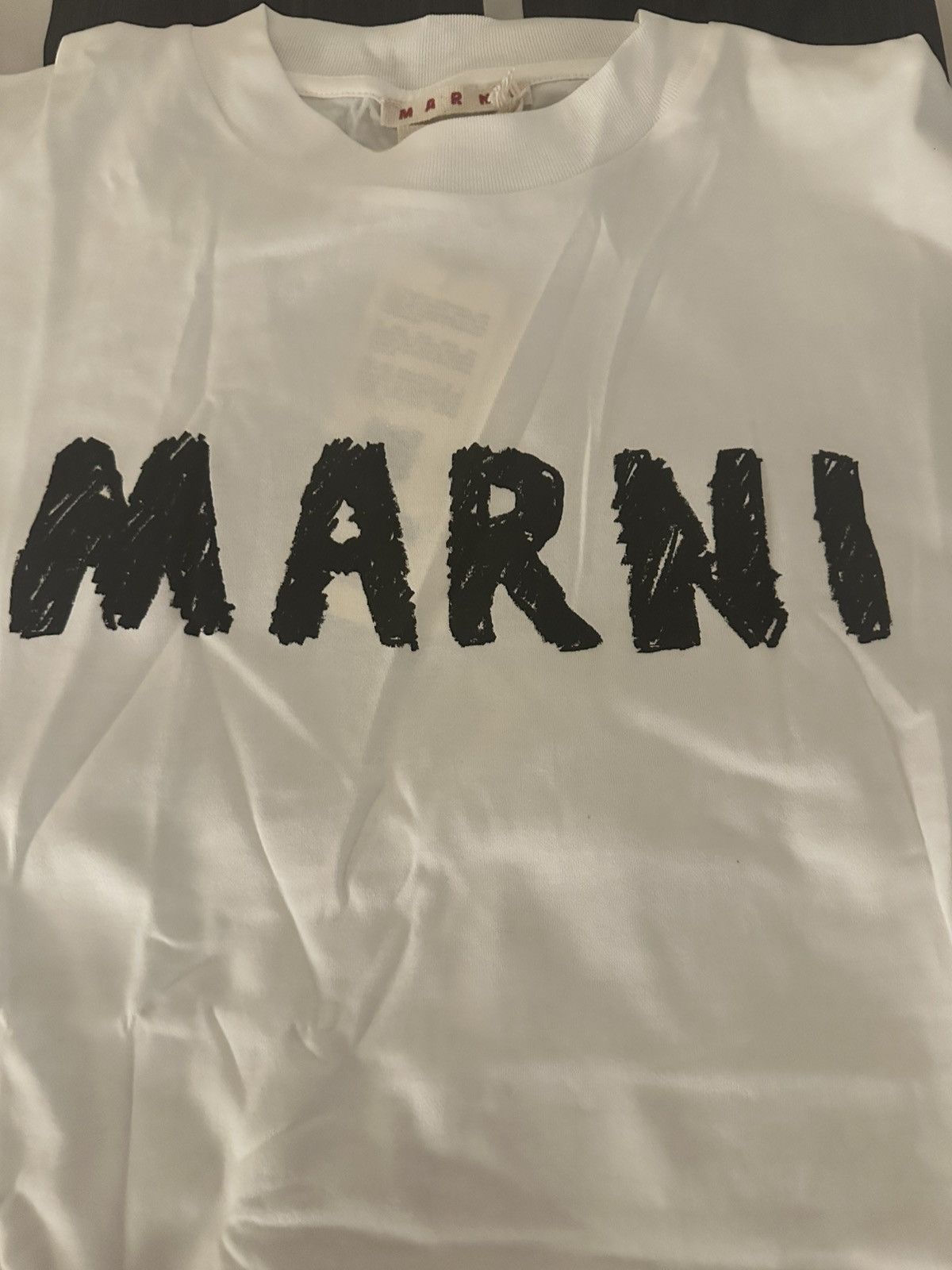 Marni Marni Logo Print T Shirt Size US XL / EU 56 / 4 - 2 Thumbnail