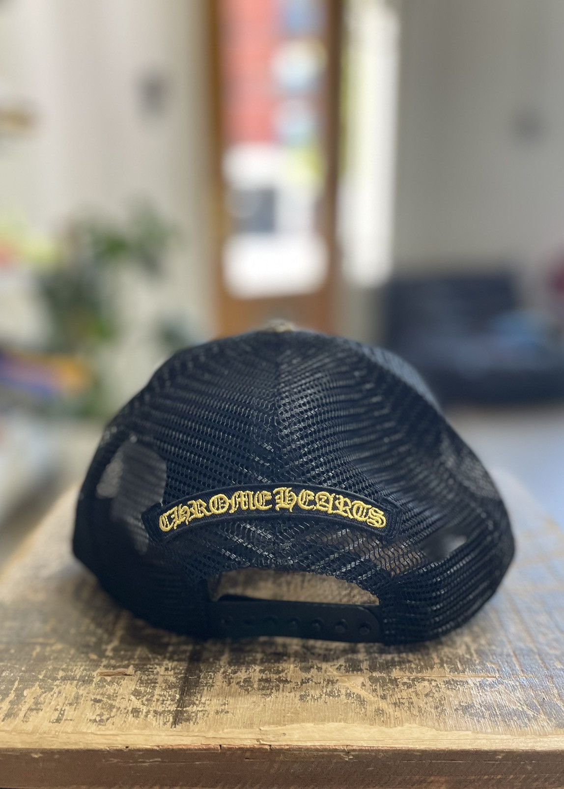 Chrome Hearts Chrome Hearts Camo Cross Patch Holly Mesh Trucker Size ONE SIZE - 4 Thumbnail