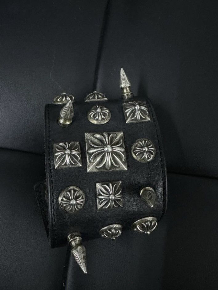 Chrome Hearts RARE Alligator Punk Stud Spike Bracelet Size ONE SIZE - 1 Thumbnail