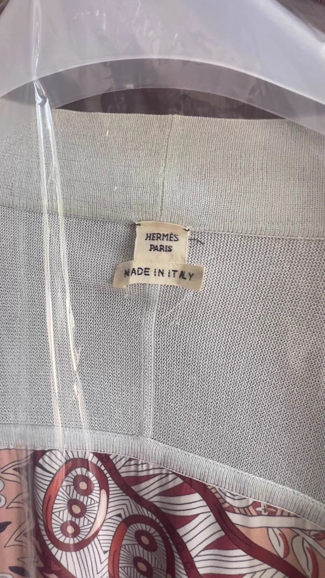 Hermes Hermes Women's Silk Long Cardigan Pale Blue 34 Size XS / US 0-2 / IT 36-38 - 5 Thumbnail