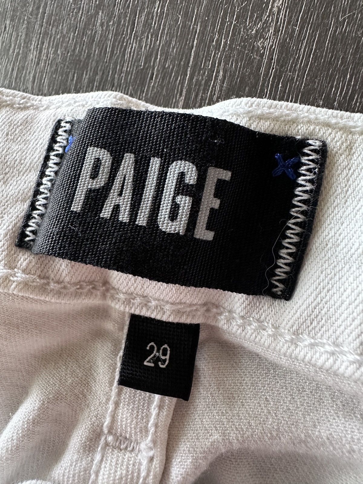Paige Paige White Denim Pants - Mens 29 Size US 29 - 4 Thumbnail