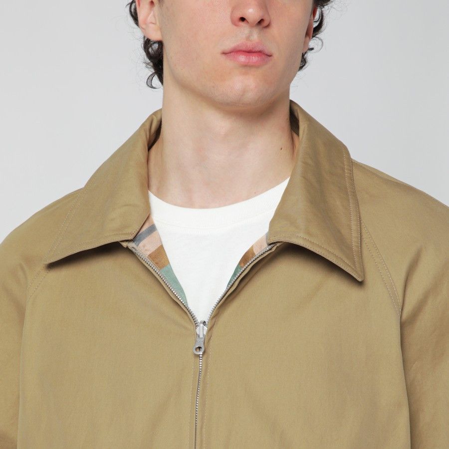 Dries Van Noten o1d2blof0226 Cotton Blend Zip-Up Jacket in Beige Size US M / EU 48-50 / 2 - 4 Thumbnail