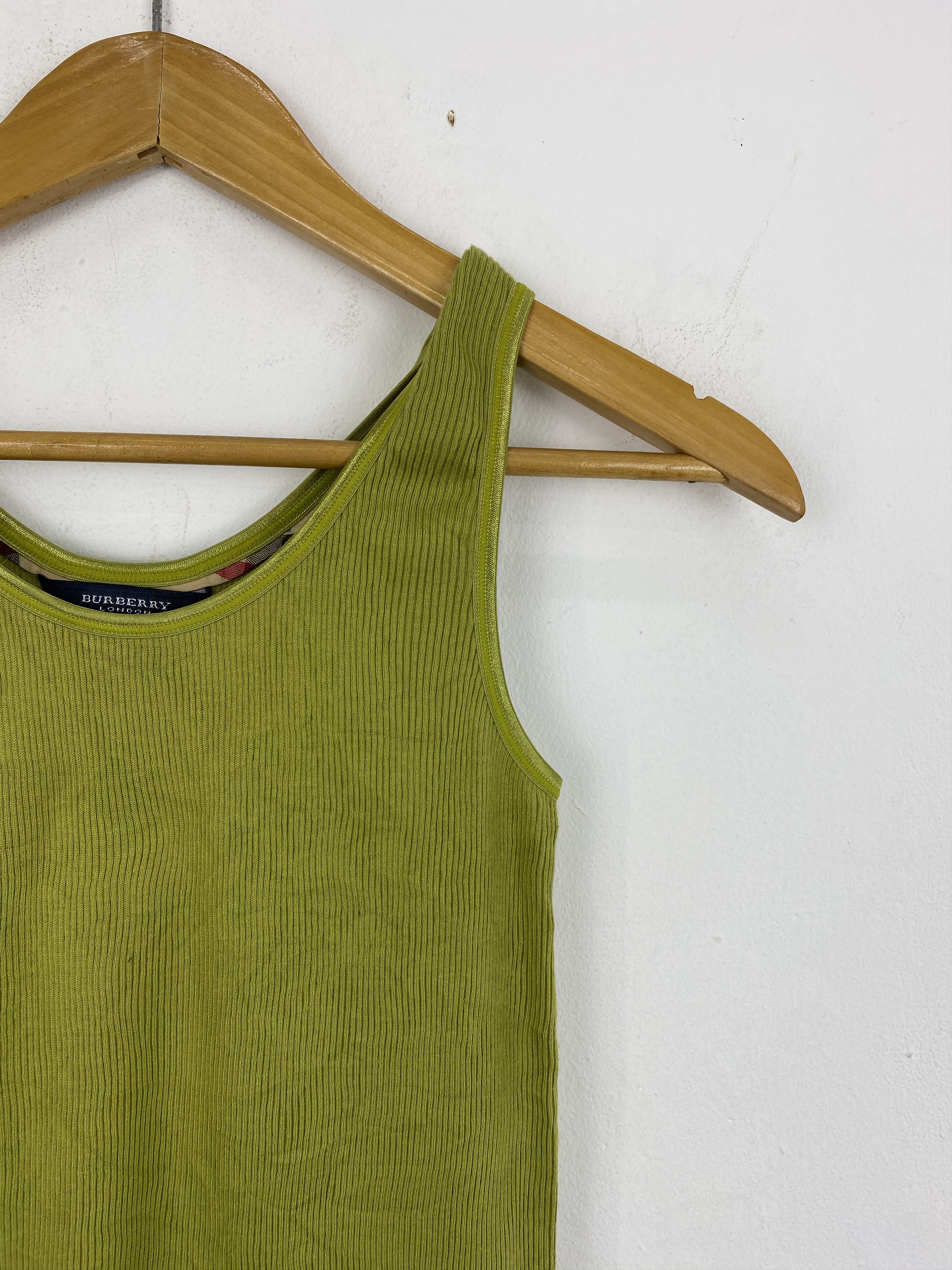 Burberry × Vintage Vintage Burberry London Sleeveless Shirt J2039 Size US S / EU 44-46 / 1 - 7 Thumbnail