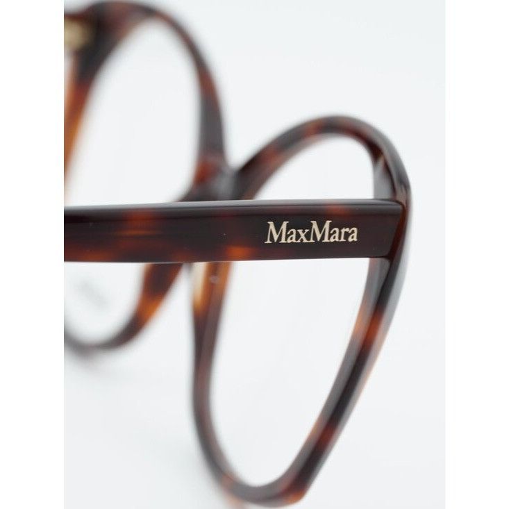 Max Mara Max Mara MM5029 052 Eyeglasses Havana 57mm Square Frame Size ONE SIZE - 5 Thumbnail