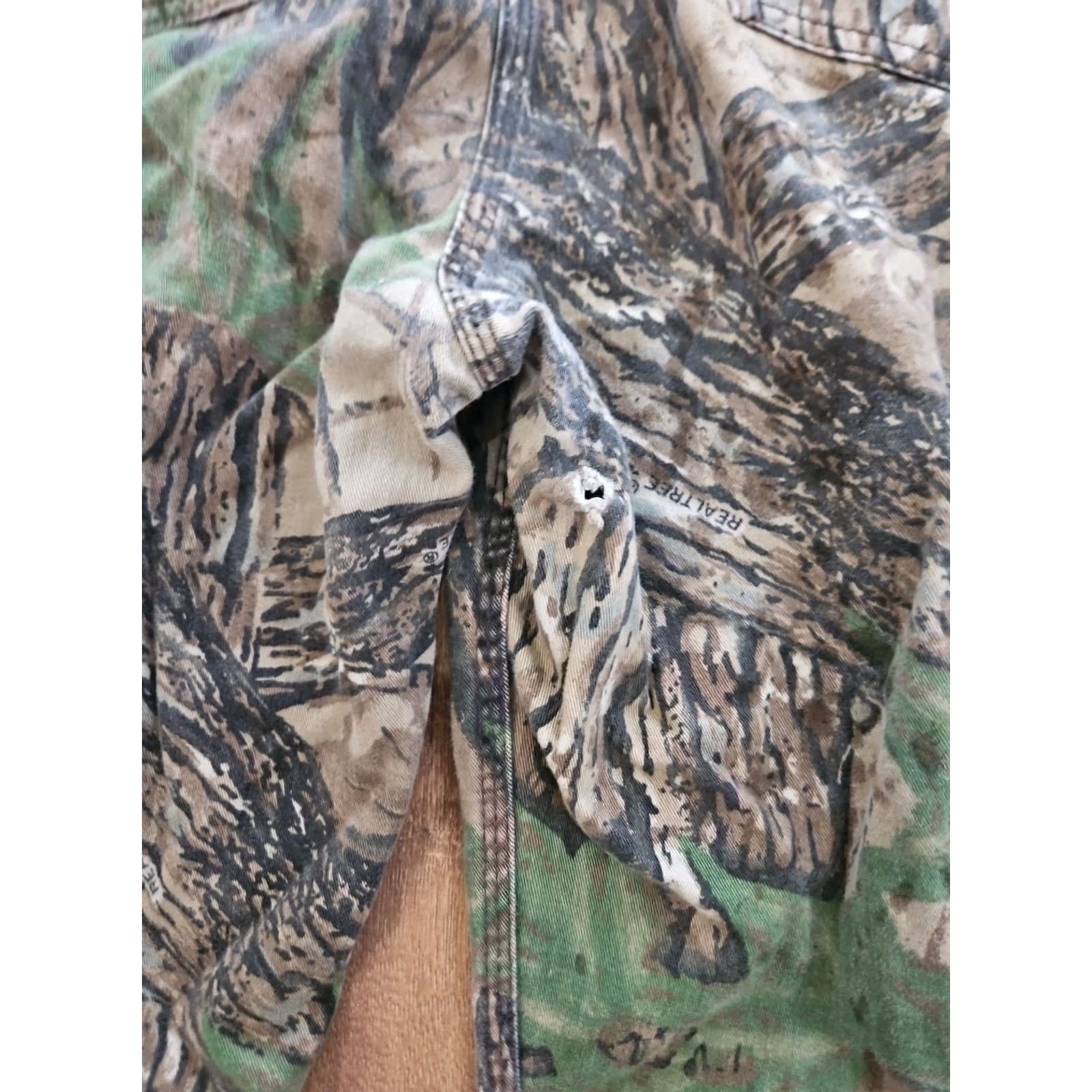 Walls VTG Walls Outdoors Hipster Bib Camo Bow Hunting Camouflage Overalls Mens 36x30 Size US 36 / EU 52 - 7 Thumbnail