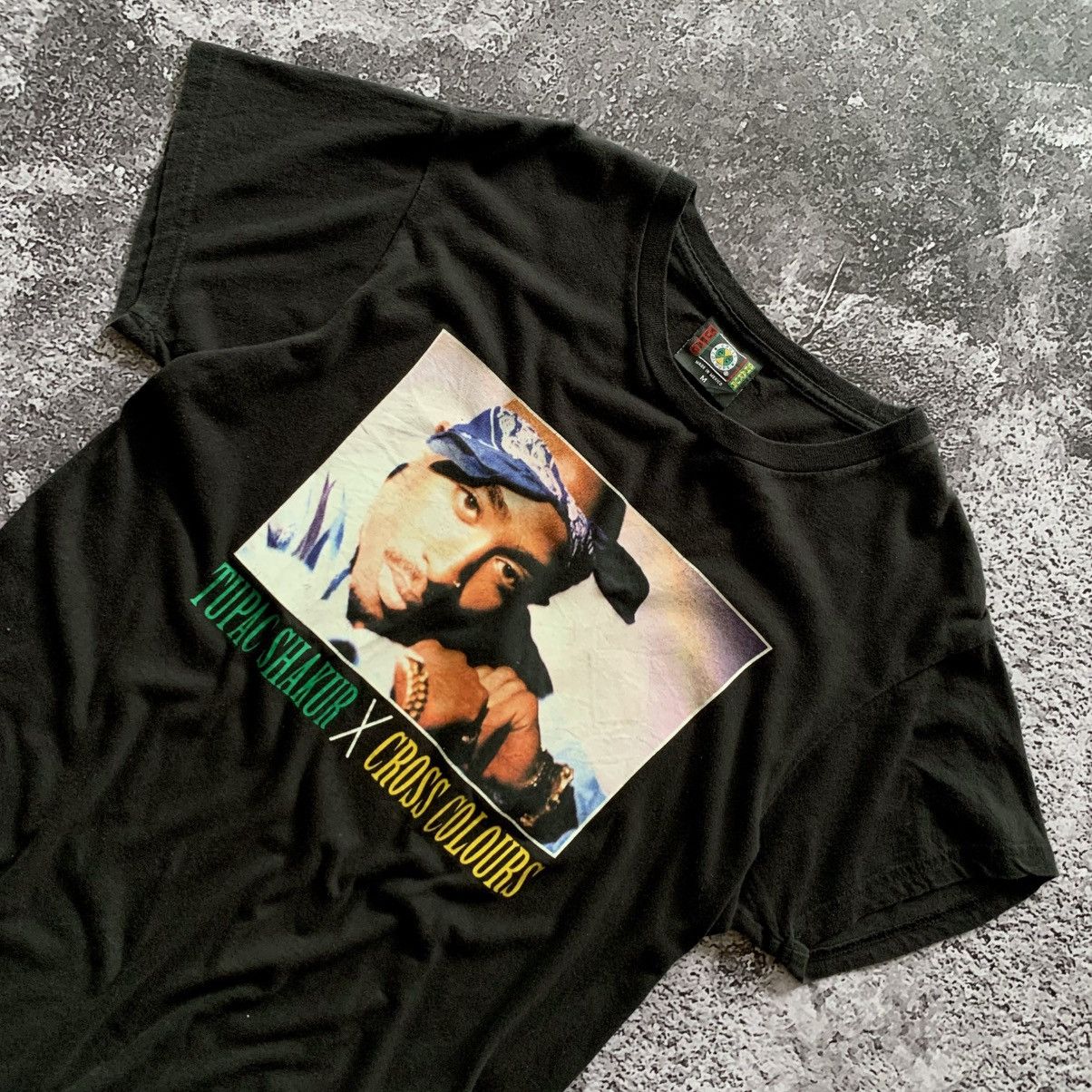 Cross Colours Vintage Tupac Shakur 2Pac x Cross Colours T-Shirt Size US M / EU 48-50 / 2 - 3 Thumbnail