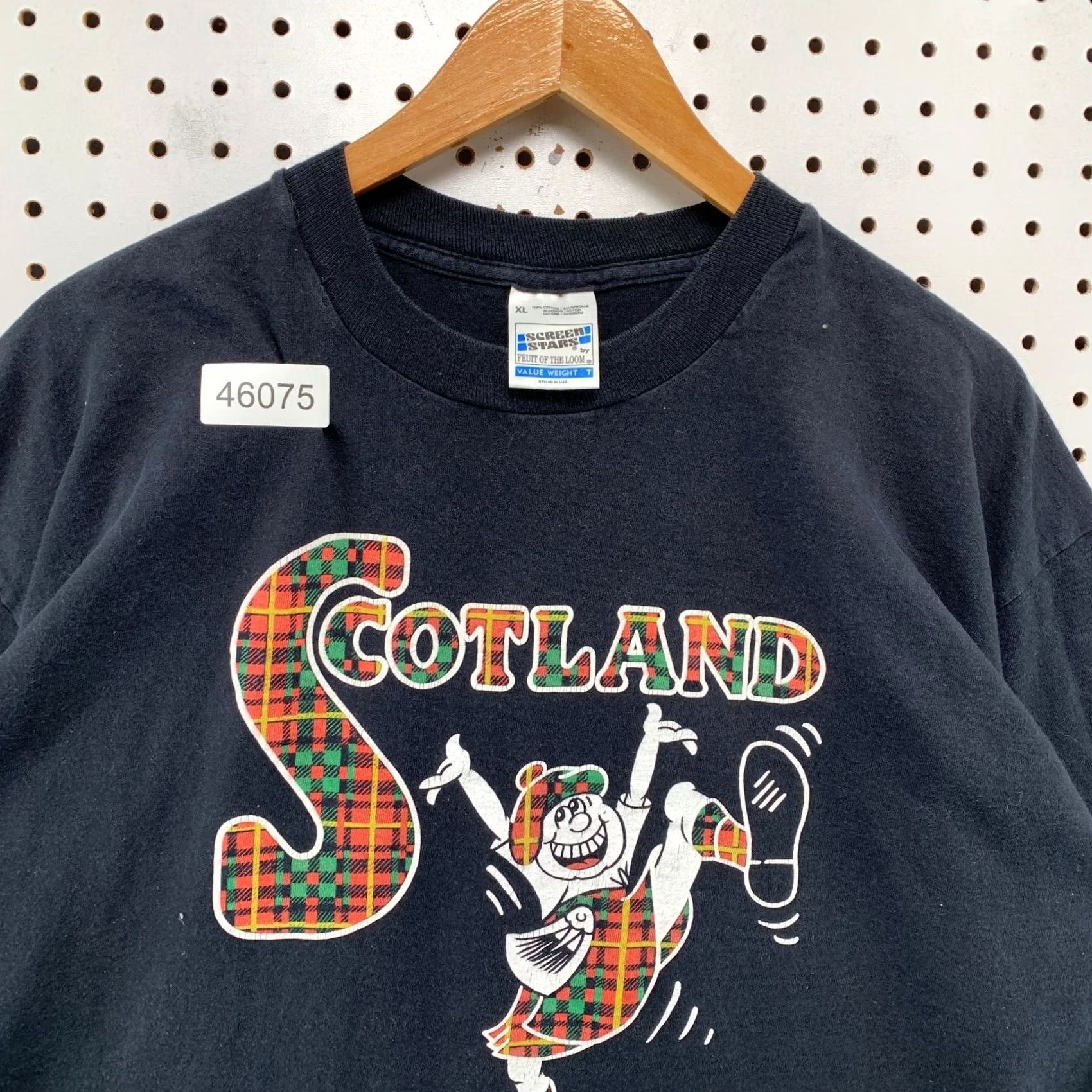 Vintage VINTAGE Scotland Piper Shirt Mens XL Black Single Stitch Bagpipe Made USA Size US XL / EU 56 / 4 - 6 Thumbnail