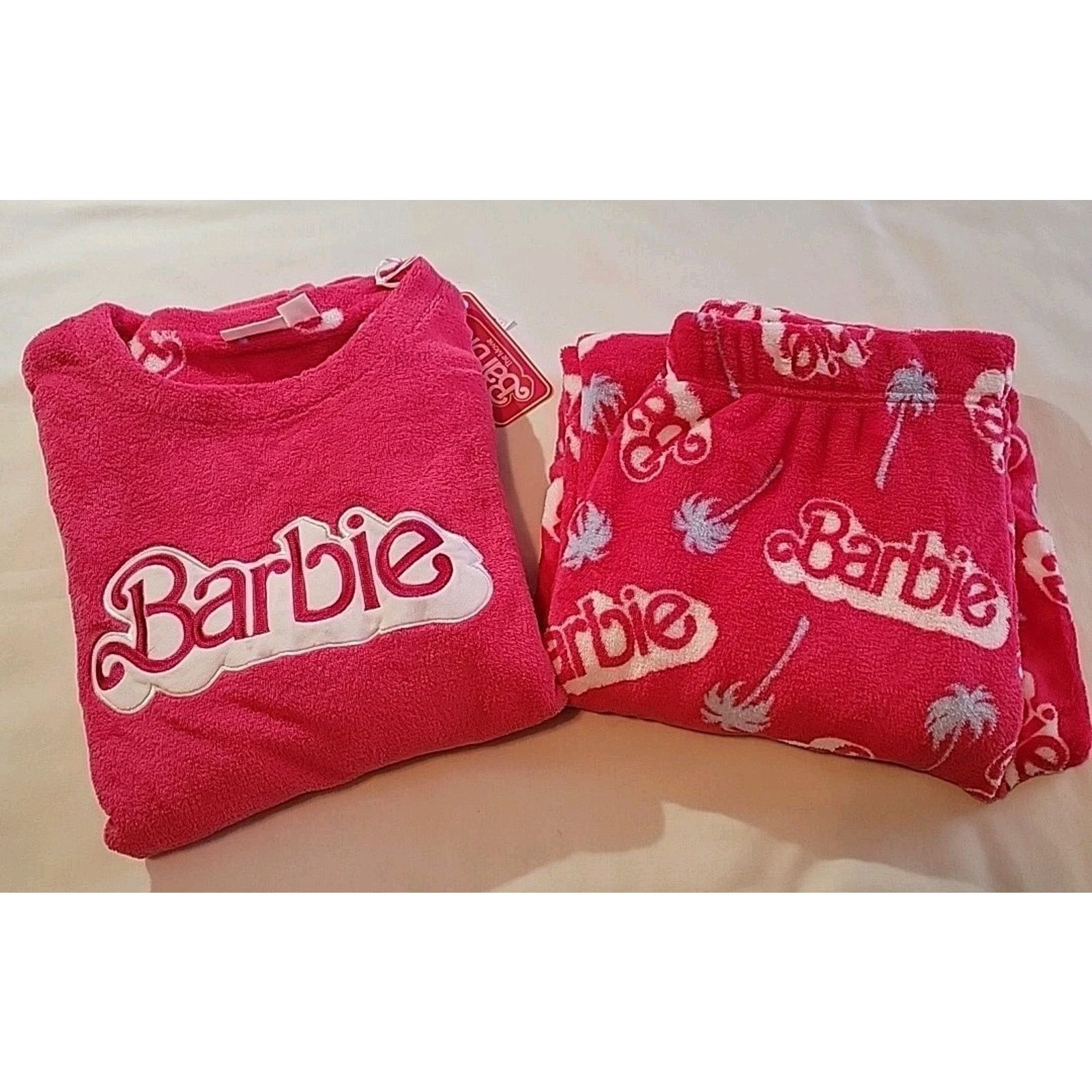 Other New Barbie The Movie Loungewear Set Size M 8-10 Pink Logo Size ONE SIZE - 1 Thumbnail