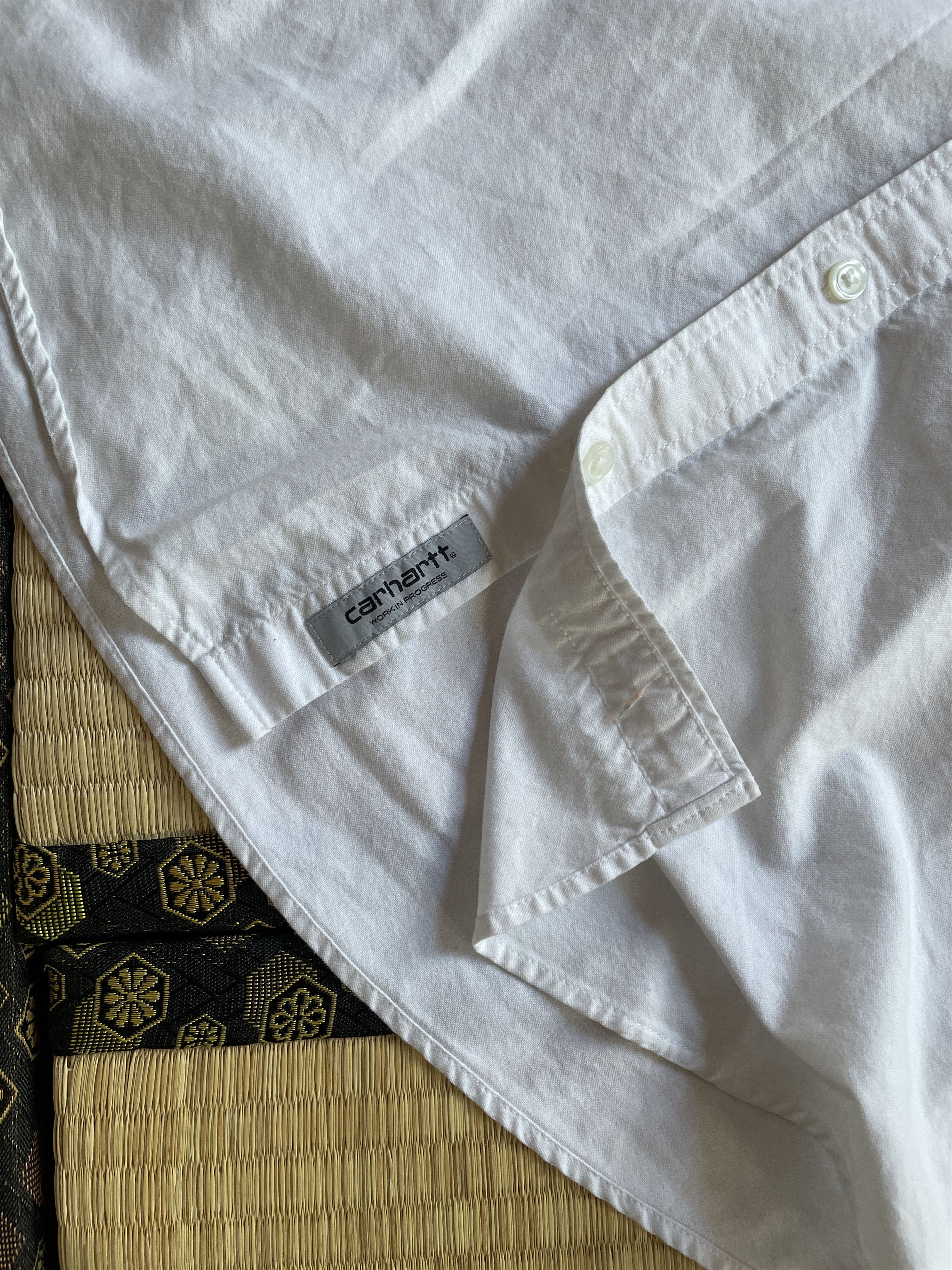 Carhartt White Carhartt work in progress shortsleeve shirt Size US M / EU 48-50 / 2 - 5 Thumbnail