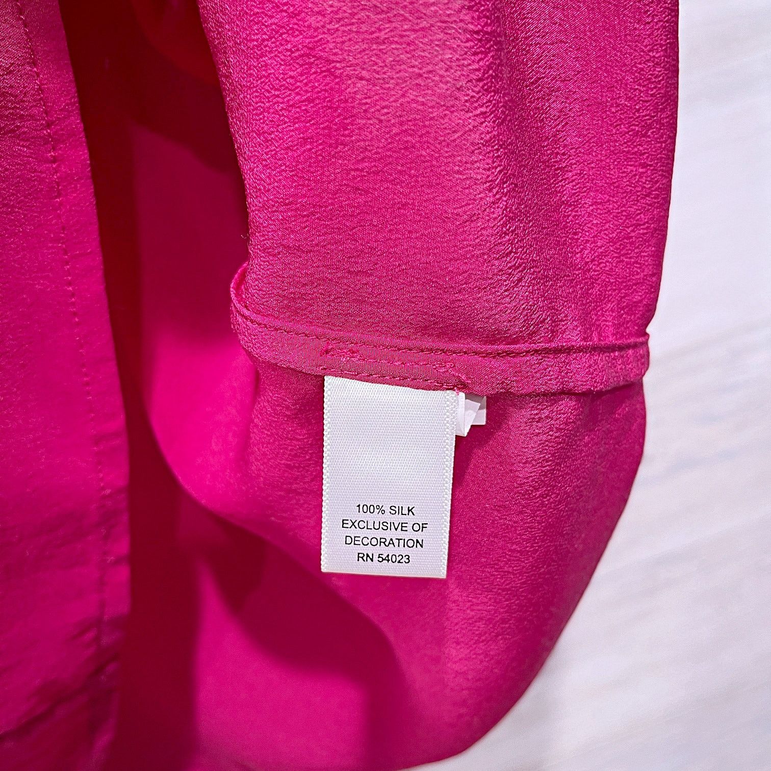 Other BANANA REPUBLIC 100% Silk Embroidered Tank Pink Womens Large Size L / US 10 / IT 46 - 7 Thumbnail