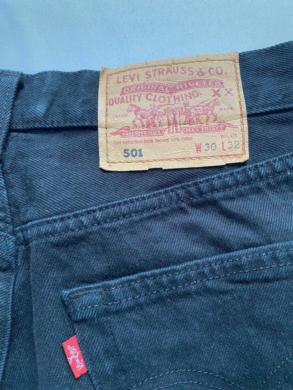 Jean × Levi's × Vintage Vintage 501 Levi’s black jeans size 30x32 Size US 32 / EU 48 - 5 Thumbnail