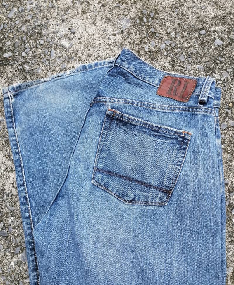 Polo Ralph Lauren × Ralph Lauren Ralph Lauren Thompson Loose Denim Jeans Size US 33 - 11 Thumbnail