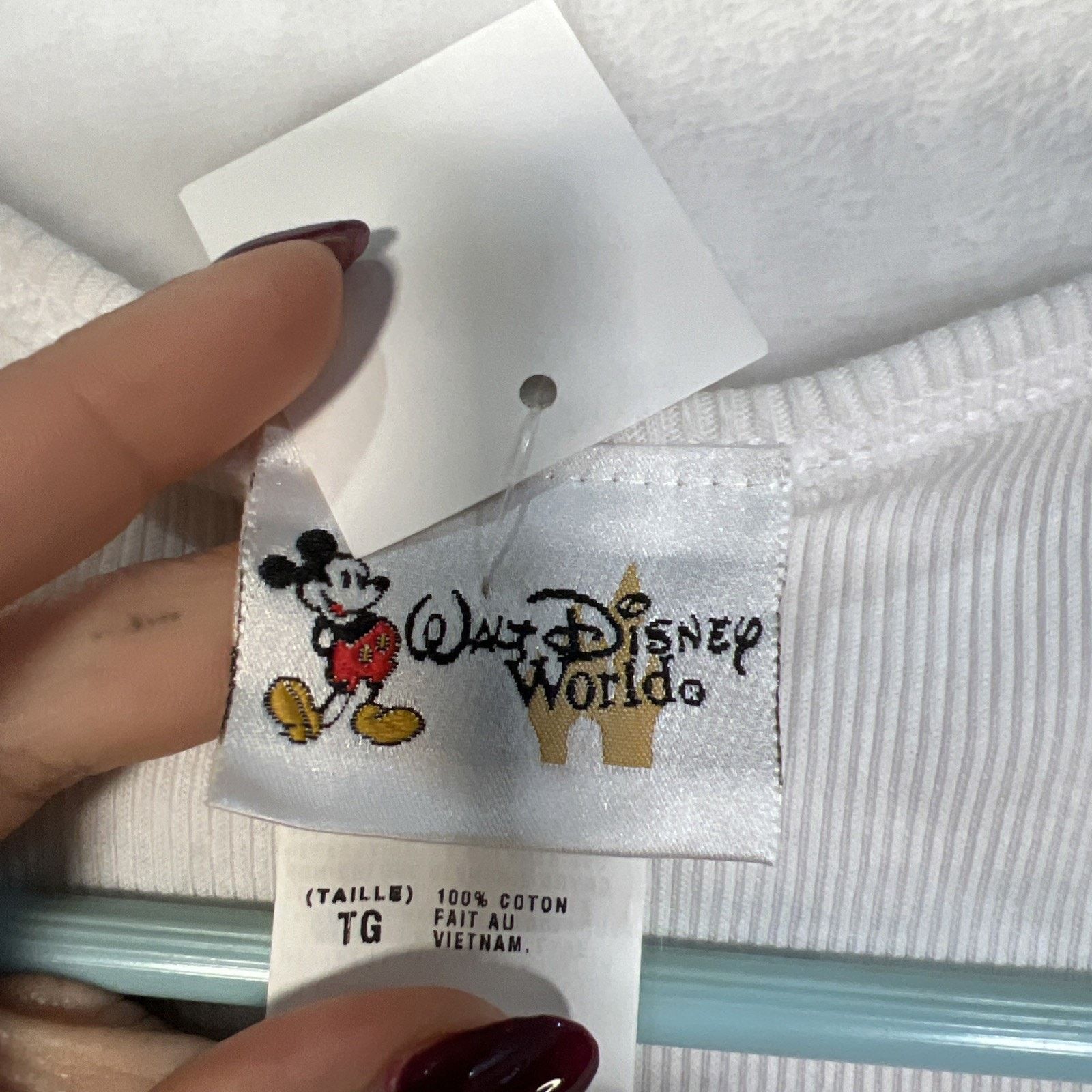 Disney Walt Disney World White tank top Pirates of the Caribbean Size US XL / EU 56 / 4 - 4 Thumbnail