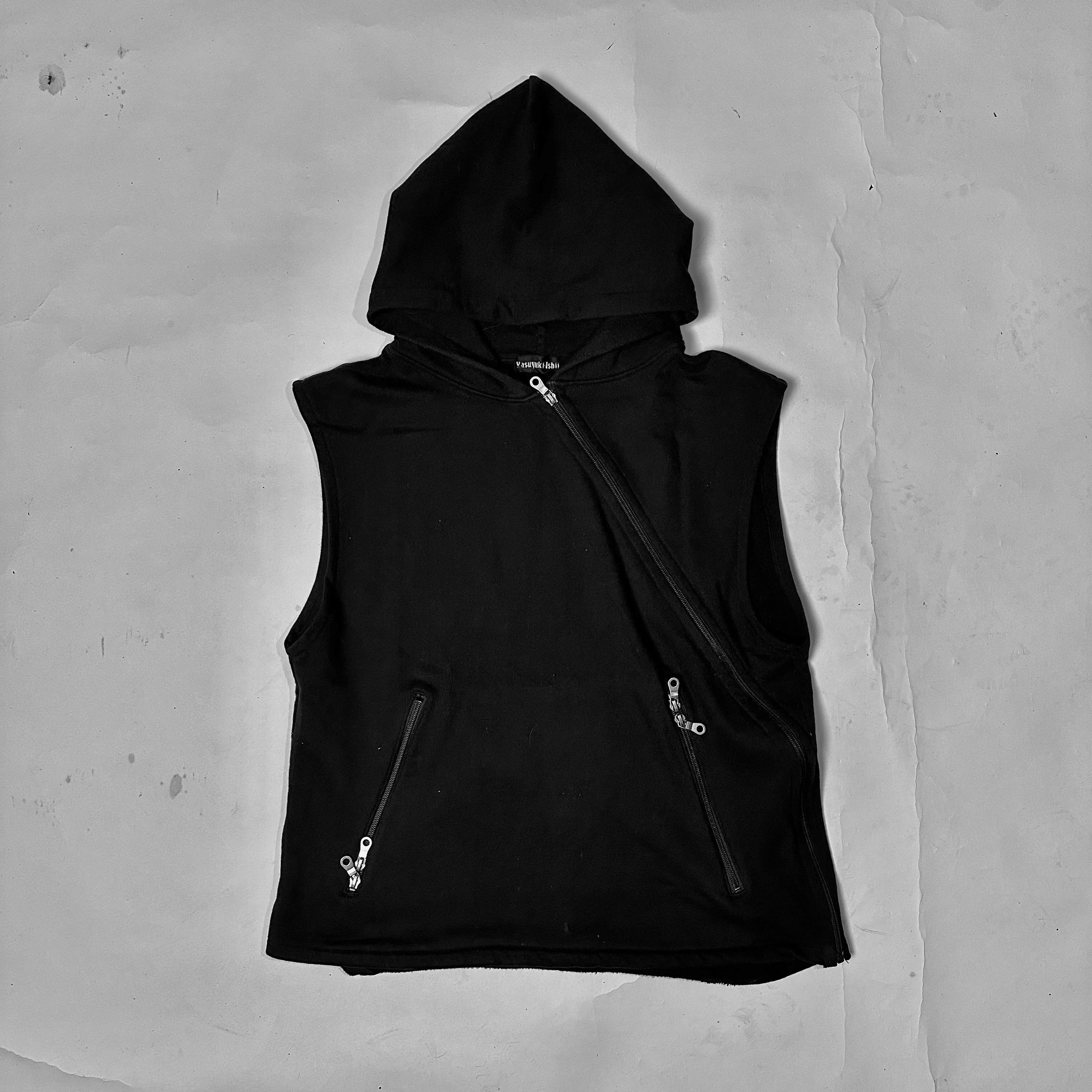 Yasuyuki Ishii Yasuyuki Ishii Dexter & Sinister Leather Zip Hoodie 