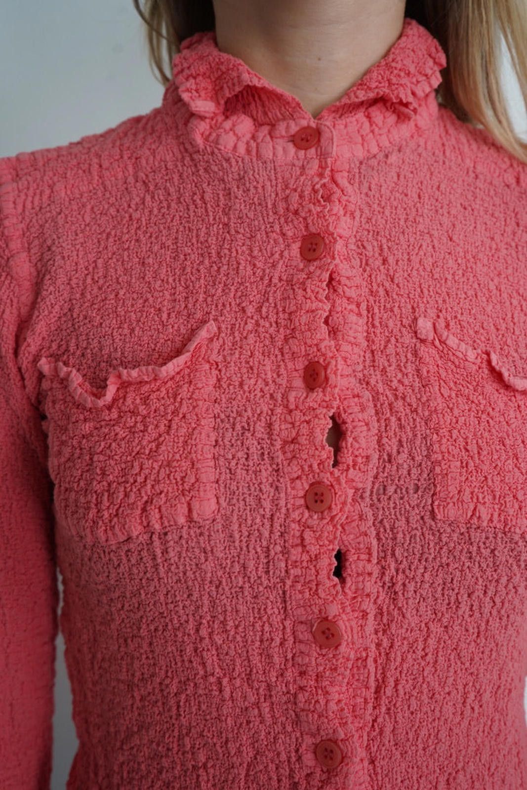 Issey Miyake Issey Miyake Button Up Blouse Size ONE SIZE - 6 Thumbnail