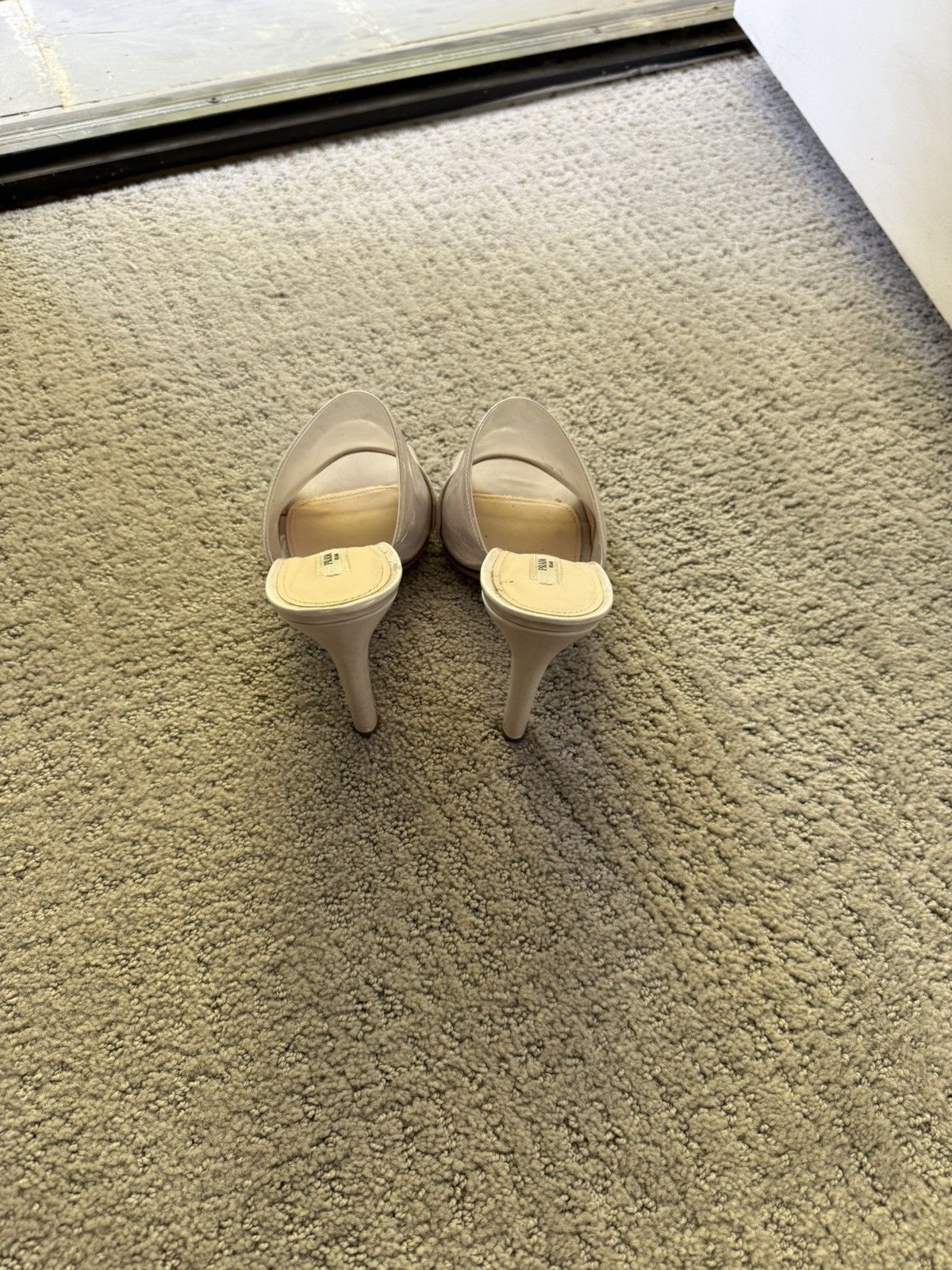 Prada Prada Transparent Nude Heels Size US 10 / IT 40 - 4 Thumbnail