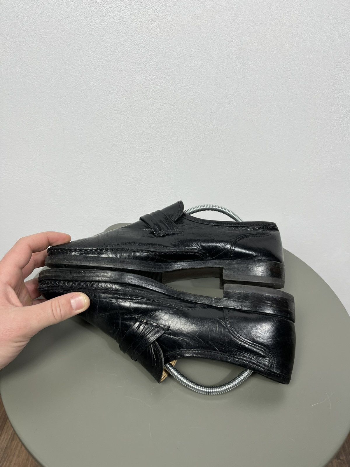 Other Men’s Black Leather Loafers EU 40 Classic Slip On Size US 6 / EU 39 - 9 Thumbnail