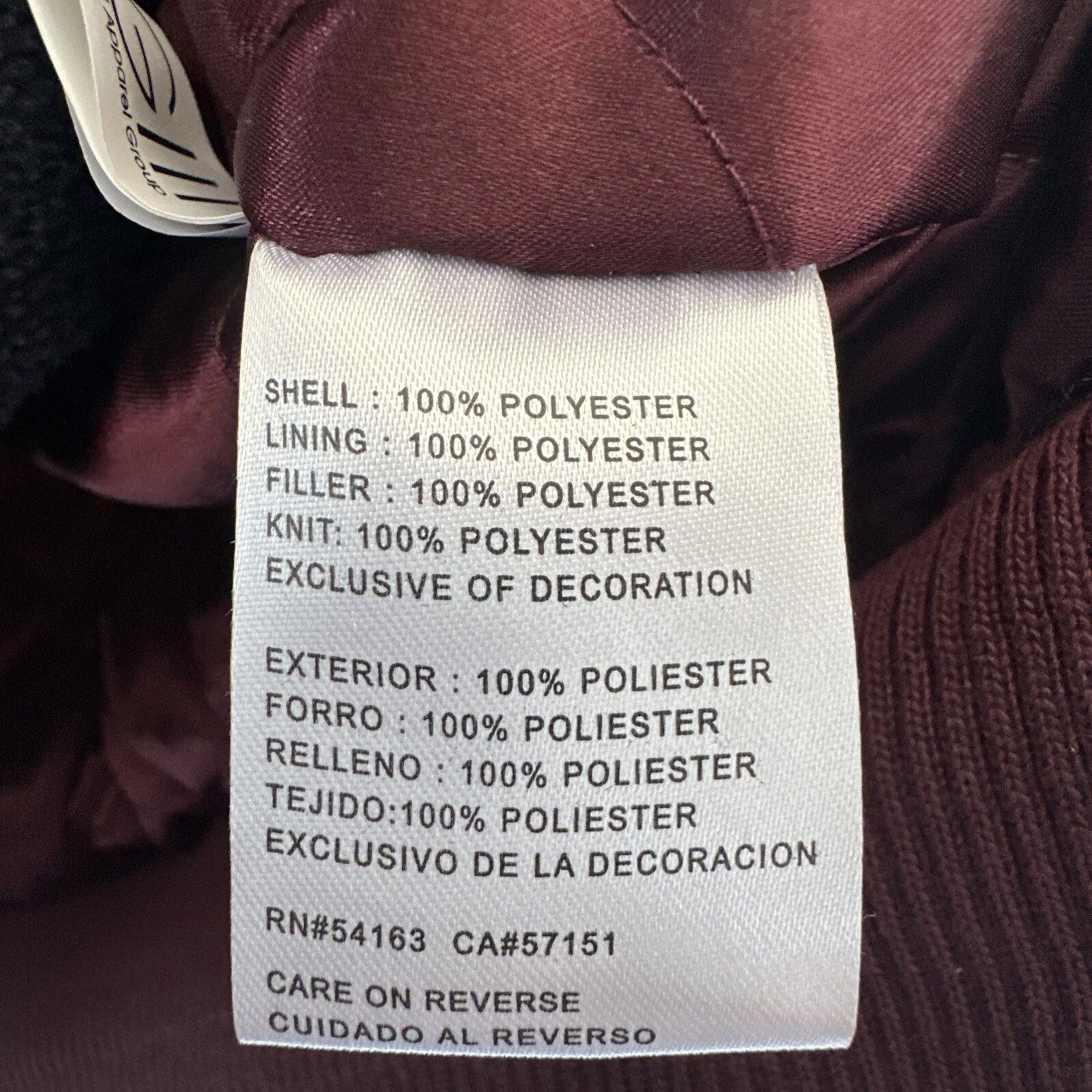 Starter Starter Mikes Hot Honey Snap Button Jacket Size L Burgundy Size US L / EU 52-54 / 3 - 14 Thumbnail