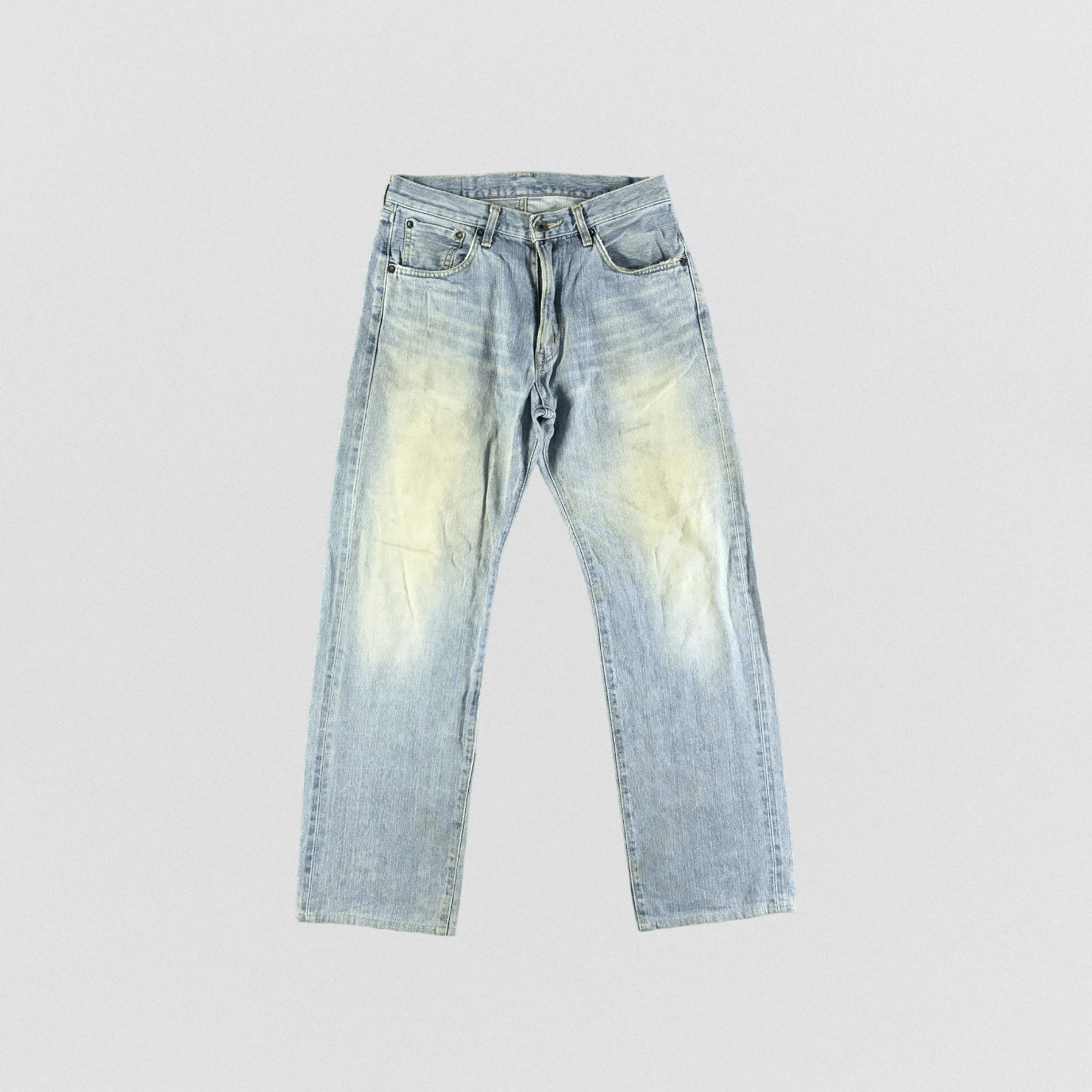 Edwin Vintage Light Wash Edwin 505X Selvedge Jeans-JM3531 Size US 31 - 1 Thumbnail