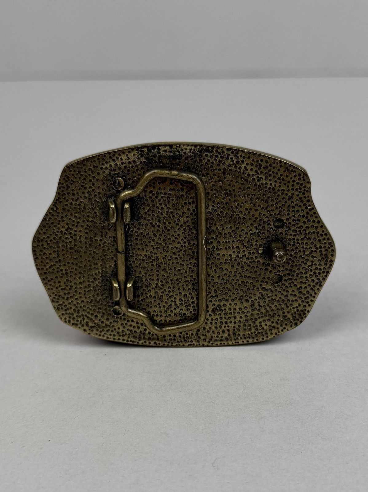 Other KANSAS THERE IS NO PLACE LIKE HOME Brass Belt Buckle 1984 Size ONE SIZE - 3 Thumbnail