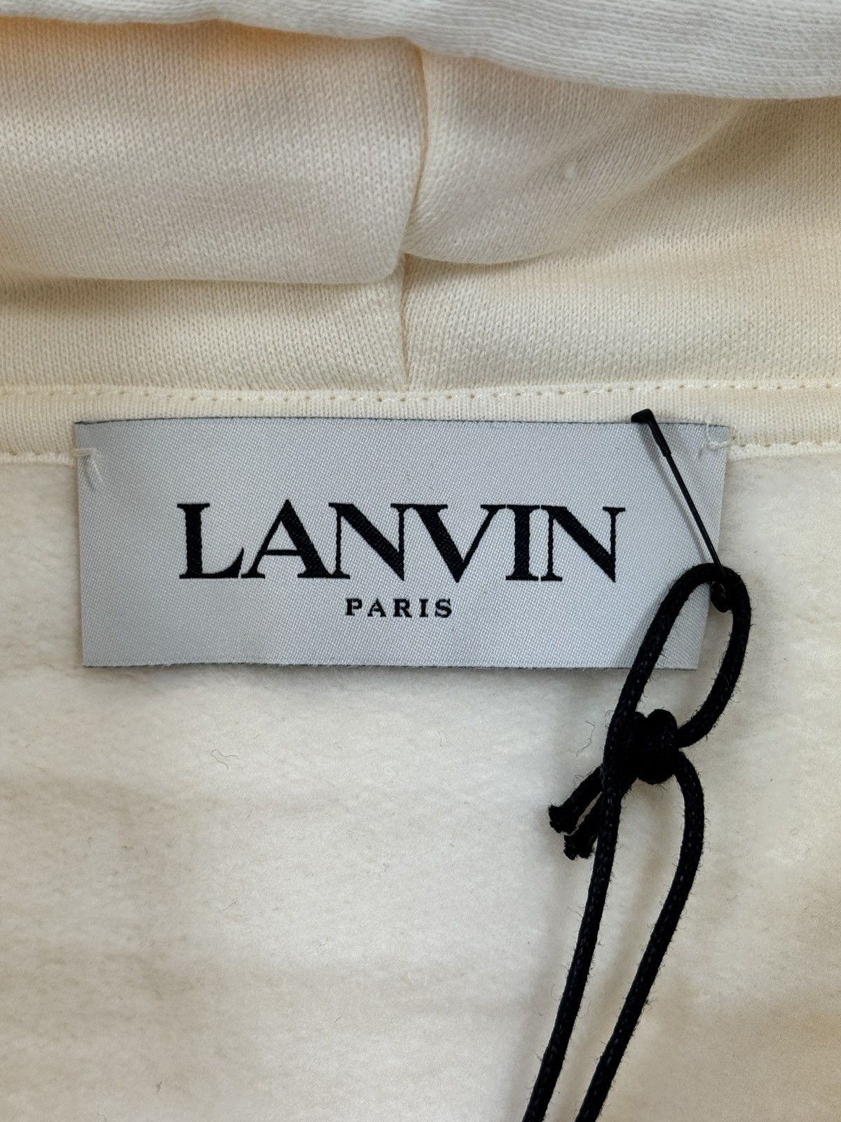 Lanvin Curb Lace Logo embroidered Hoodie Size US M / EU 48-50 / 2 - 5 Thumbnail
