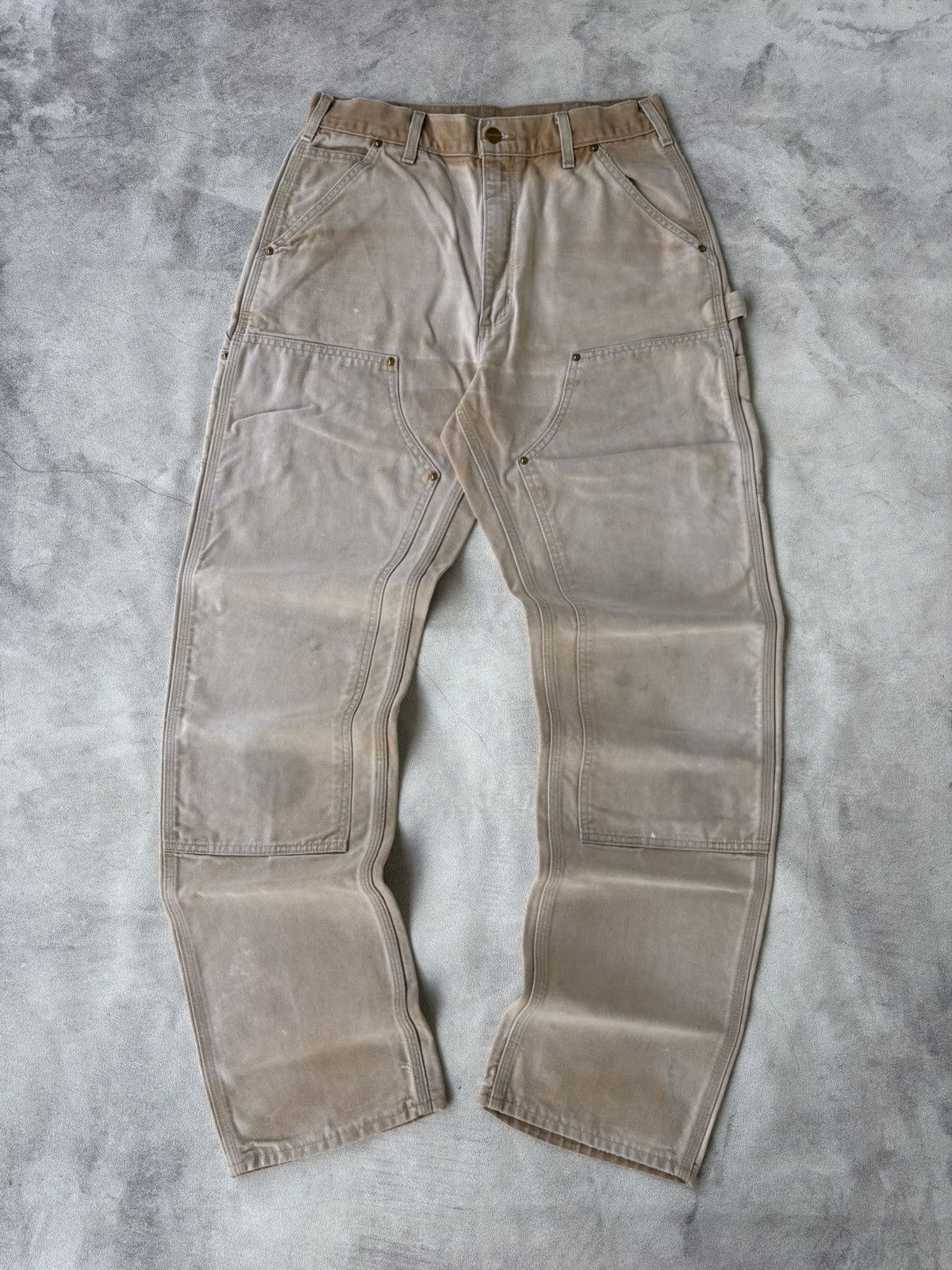 Carhartt carhartt double knee B01 size 33 loose original fitt Size US 33 - 1 Thumbnail