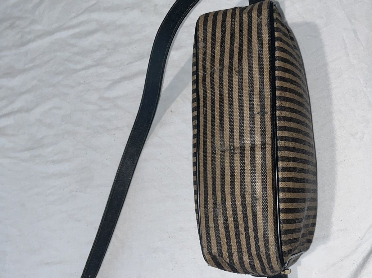 Fendi Authentic Vintage Fendi 1980s Pequin Striped Messenger Bag Size ONE SIZE - 10 Thumbnail