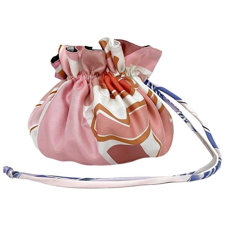 Hermes HERMES Pink Silk Size ONE SIZE - 1 Thumbnail