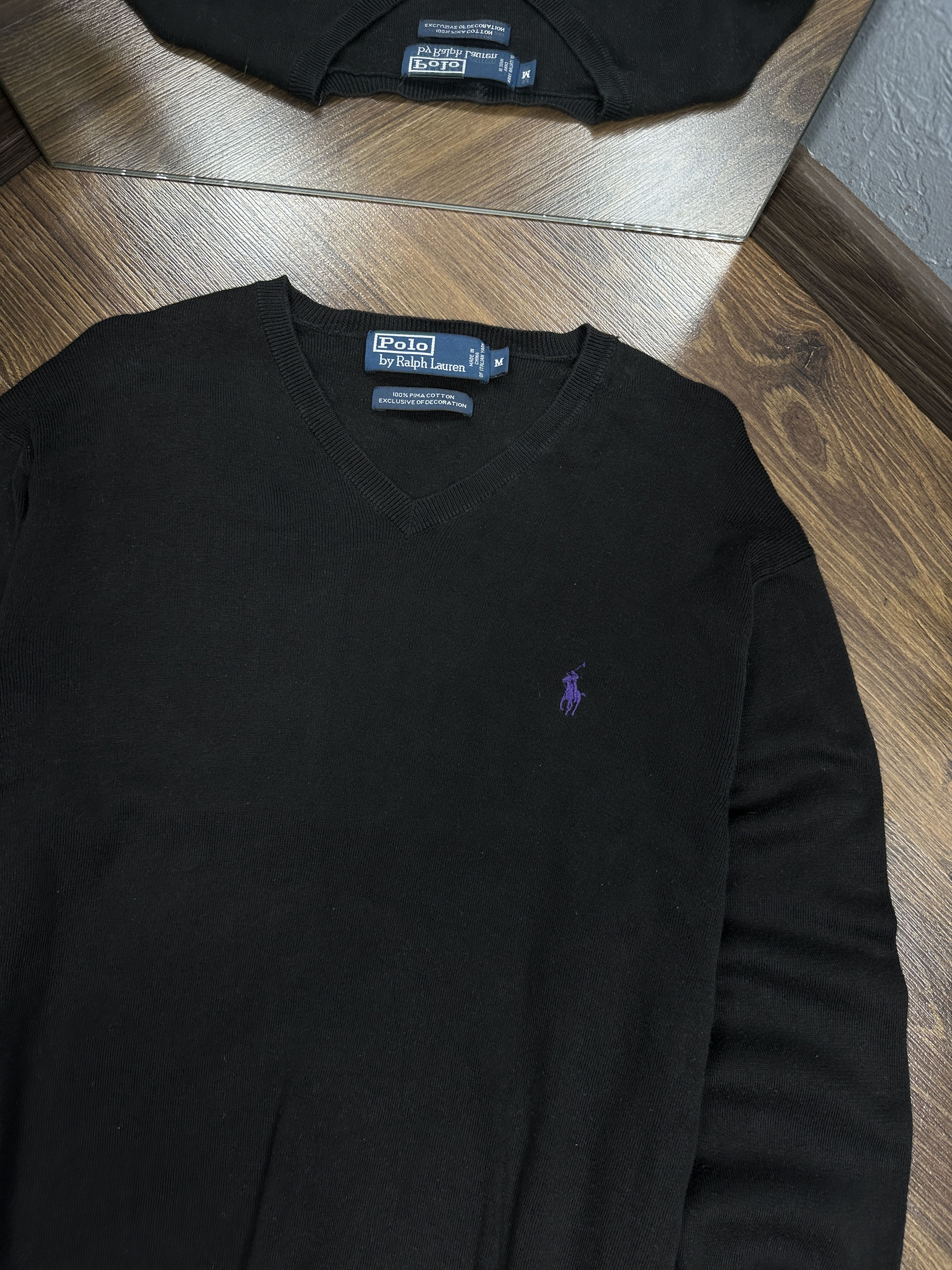 Polo Ralph Lauren × Ralph Lauren Polo Ralph Lauren Mens V-Neck Sweater Size US M / EU 48-50 / 2 - 2 Thumbnail