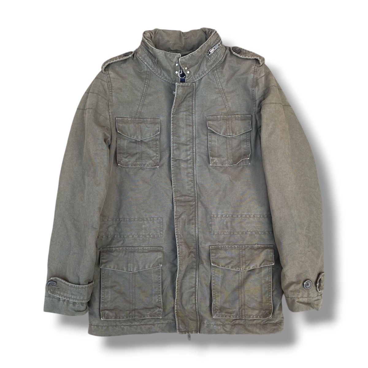 Gap Vintage GAP Military Jacket M-65 Inspired Utility Jacket Size US S / EU 44-46 / 1 - 1 Thumbnail