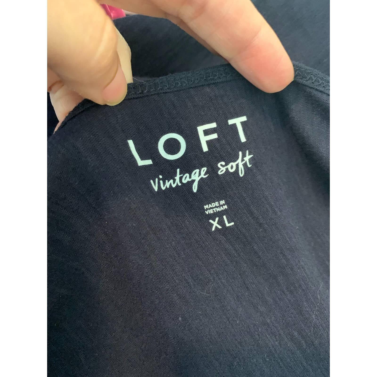 Loft Loft vintage soft blue sleeveless back knot top size XL Size XL / US 12-14 / IT 48-50 - 3 Thumbnail