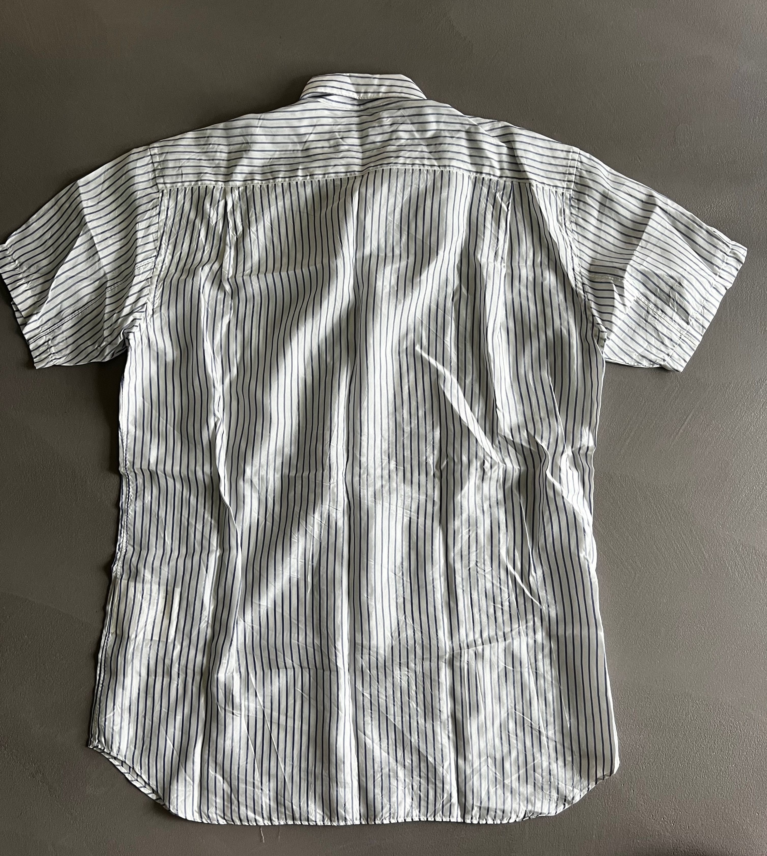 Comme des Garcons SHIRT Comme des Garçons Shirt Short Sleeve Striped Shirt Size US M / EU 48-50 / 2 - 3 Thumbnail