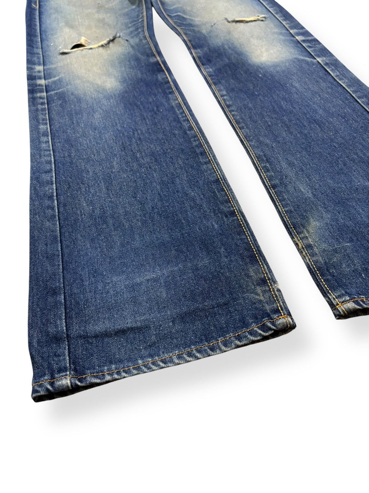 Johnbull Vintage Japanese Brand Johnbull Blue Faded Distressed Jeans Size US 31 - 7 Thumbnail