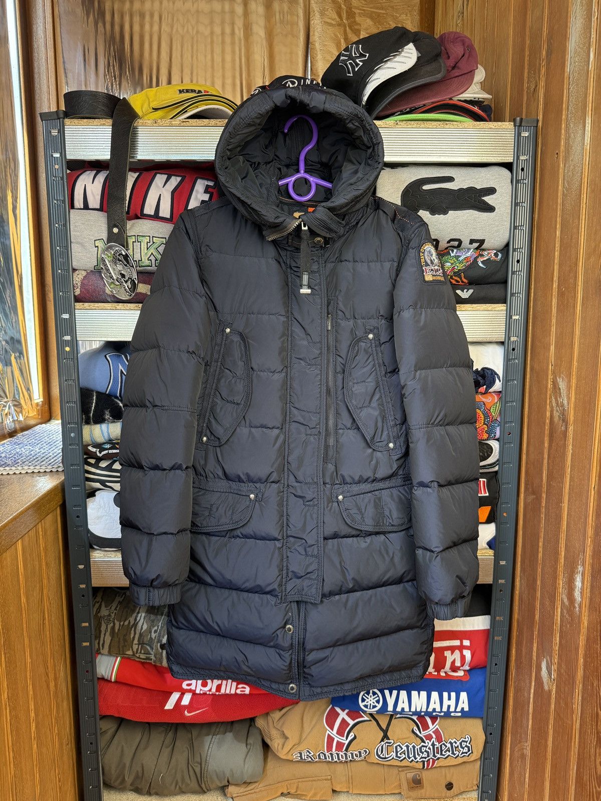 Parajumpers Parajumpers Puffer Down Jacket Super Lightweight Beige Logo Size XS / US 0-2 / IT 36-38 - 1 Thumbnail